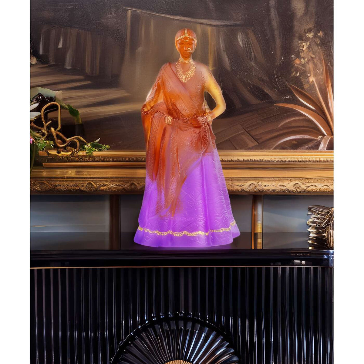 Daum Rani Padmini By Paul Beckrich 25ex Sculpture, alternate view