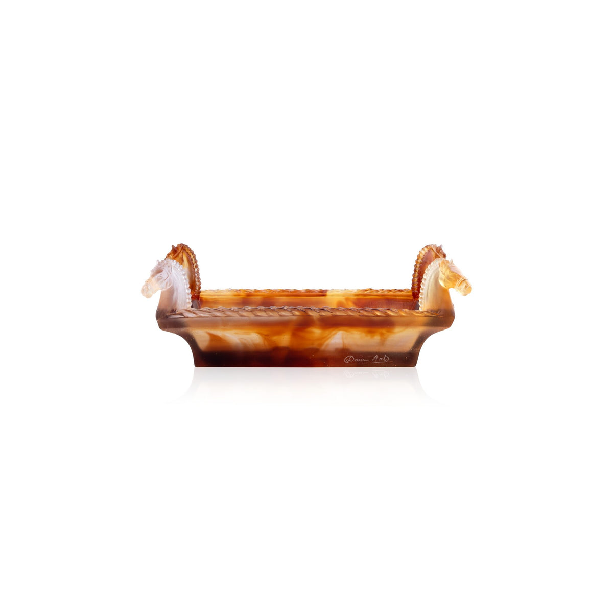 Daum Rêve Equestre Ashtray 250ex, Daum crystal, view 3