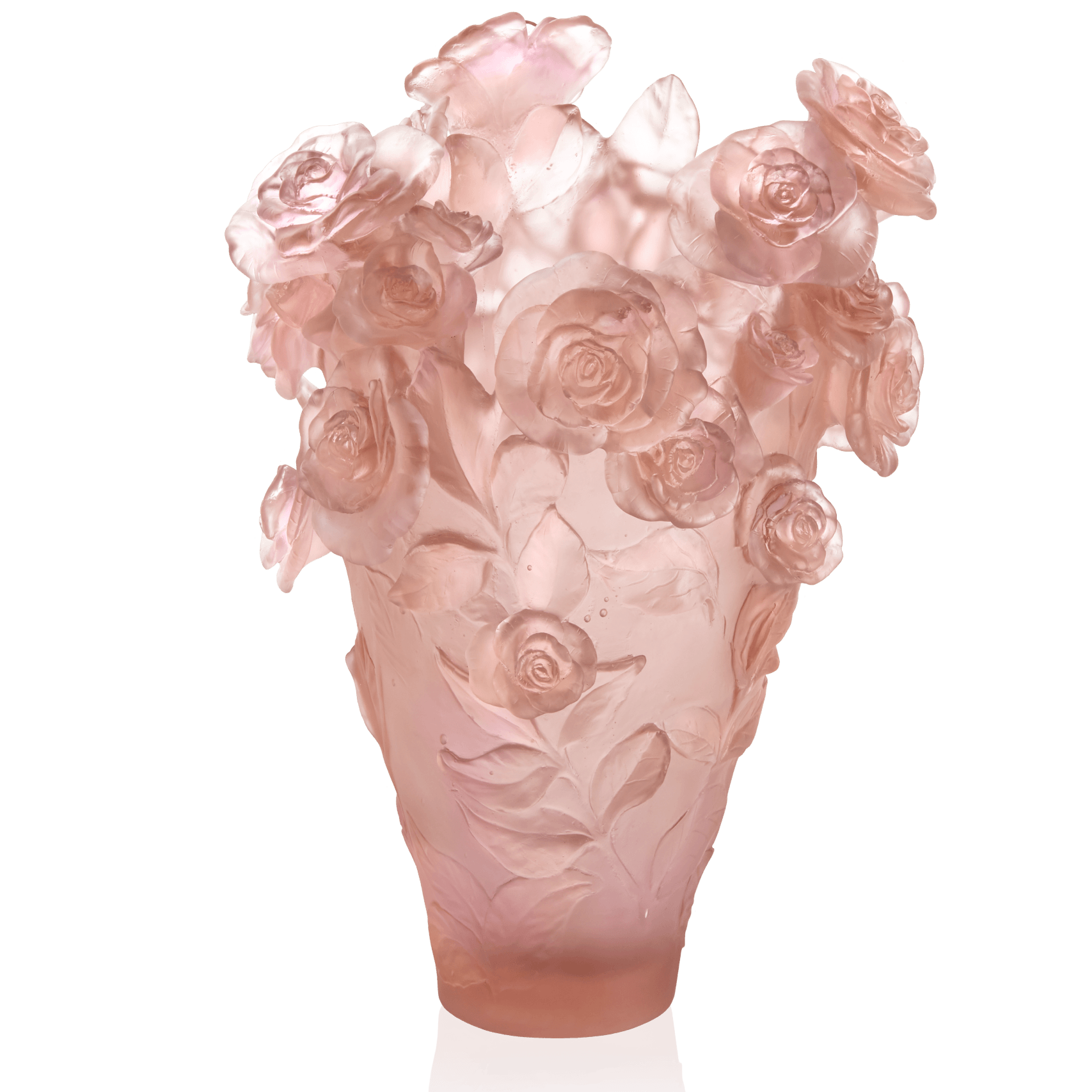 Daum Rose Passion Magnum Vase — Pink 99ex