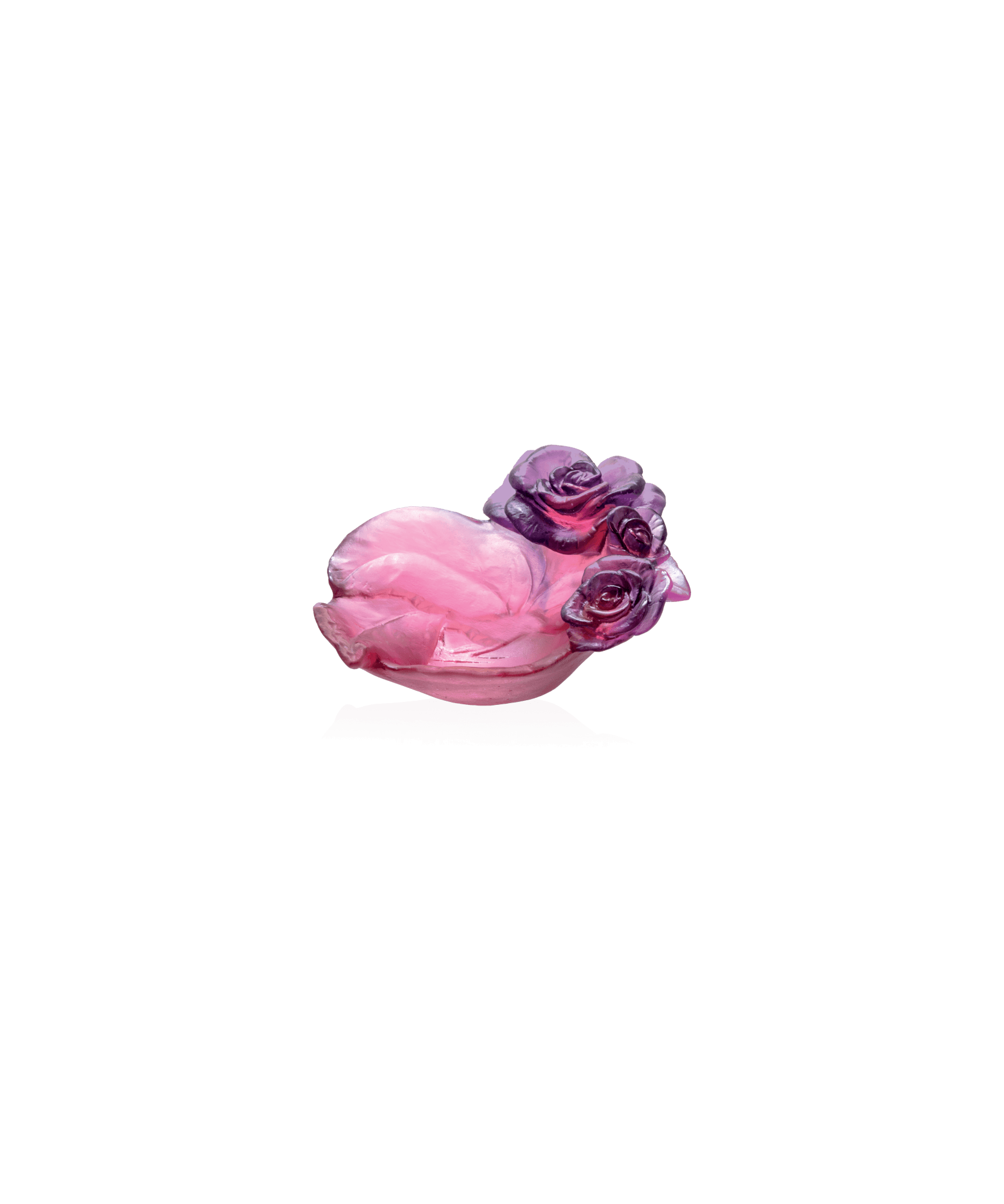 Daum Rose Passion Small Bowl and β Red purple