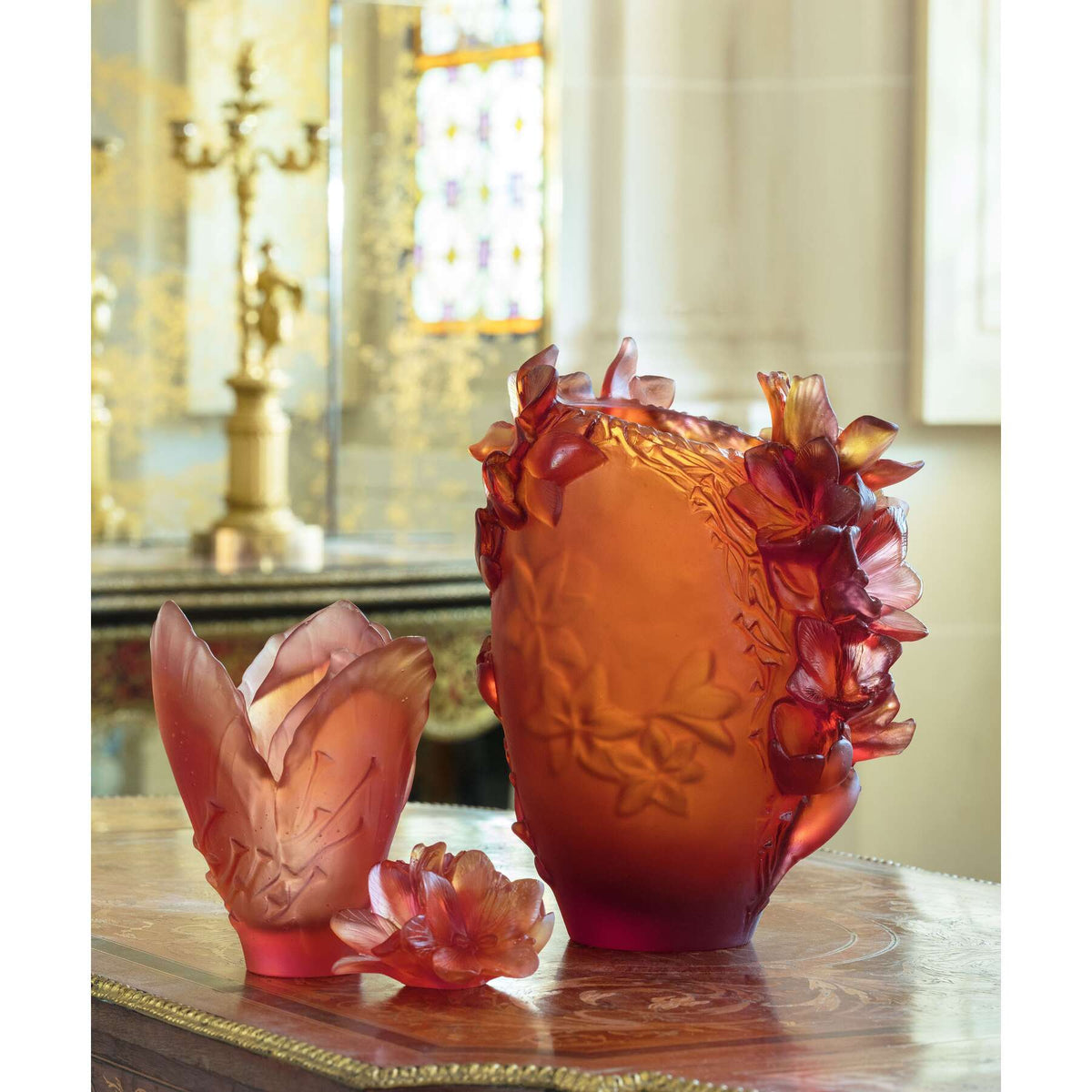Daum Safran Medium Vase, alternate view