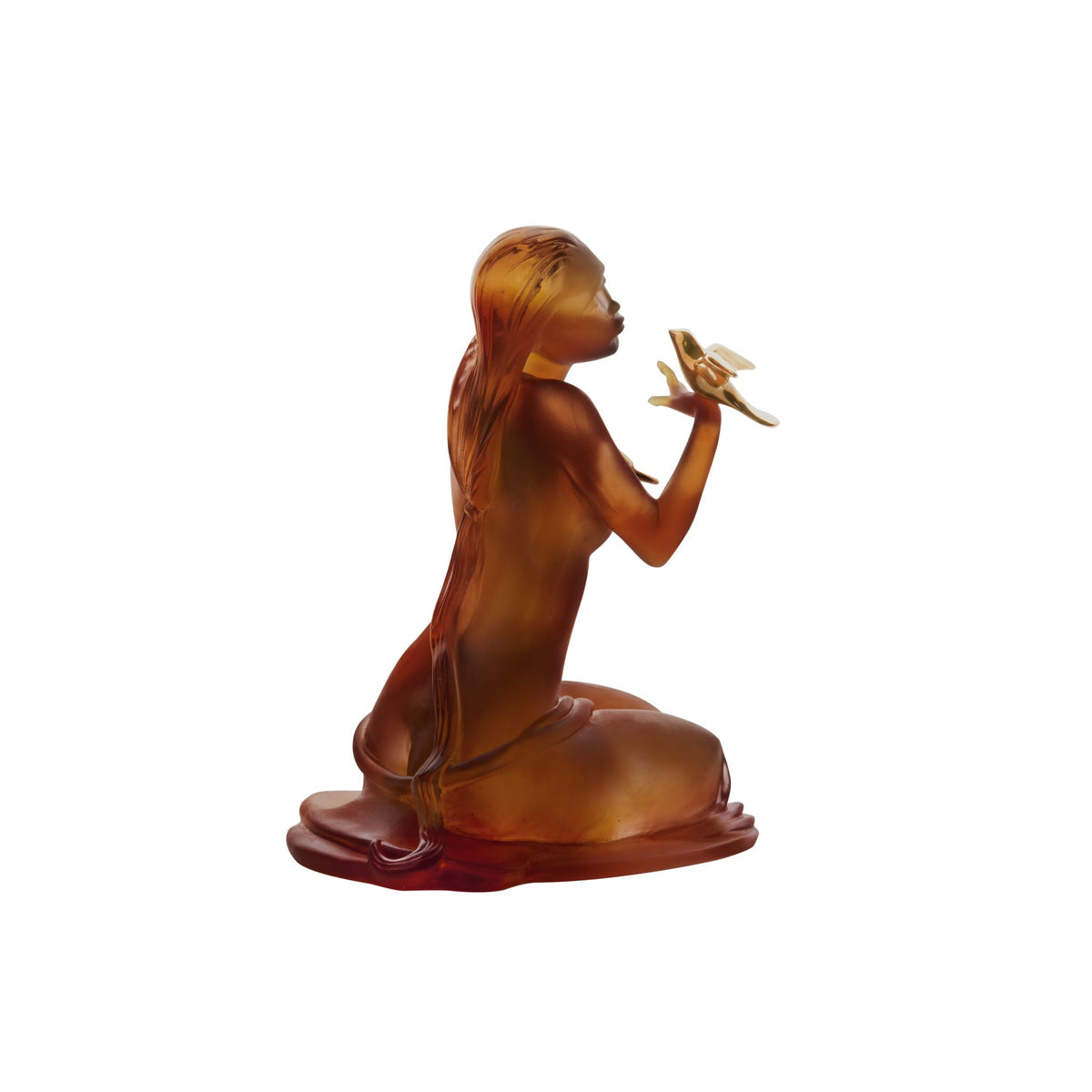 Daum Sara Et Les Oiseaux By Marie-Paule Deville-Chabrolle 225ex Sculpture, alternate view