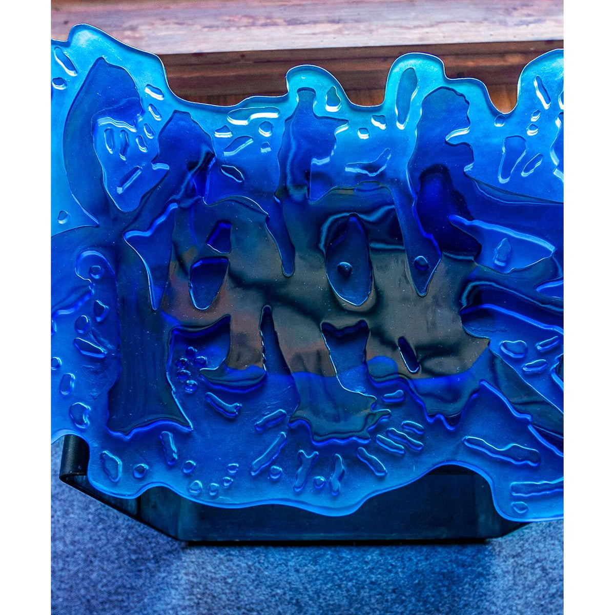 Daum Seeing Through the Night By JonOne 30ex Sculpture, alternate view