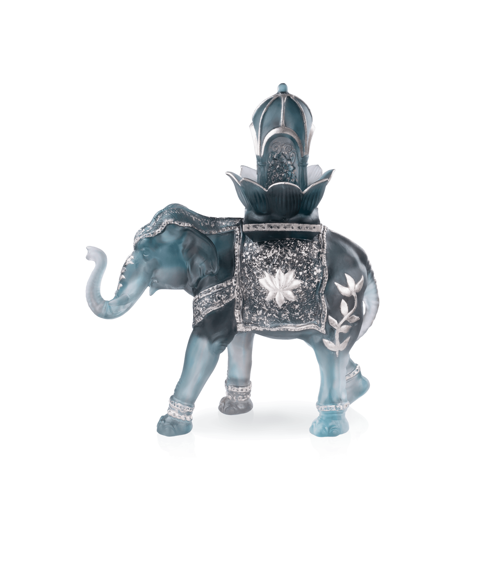 Daum Shalmara Elephant 25ex Sculpture β Blue Grey