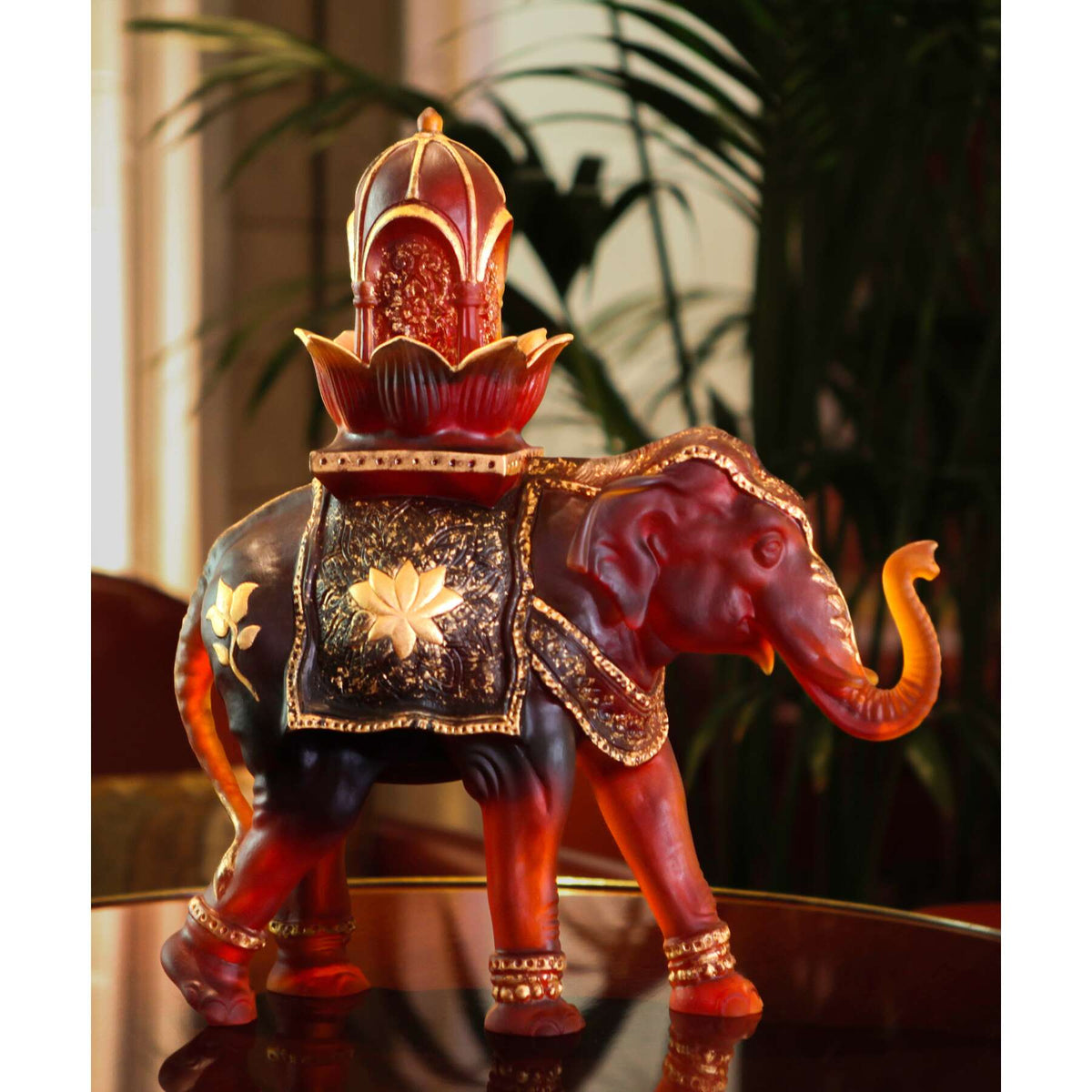 Daum Shalmara Elephant 25ex Sculpture – Original, alternate view