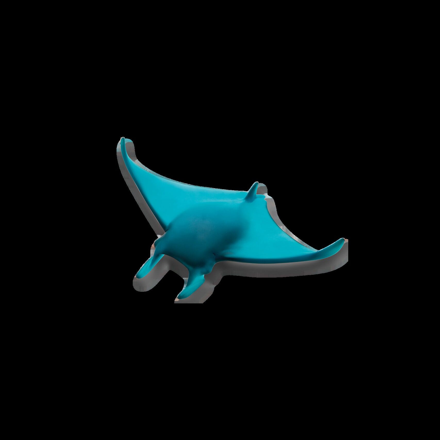 Daum Small Manta Ray By Umberto Nuzzo 375ex Sculpture