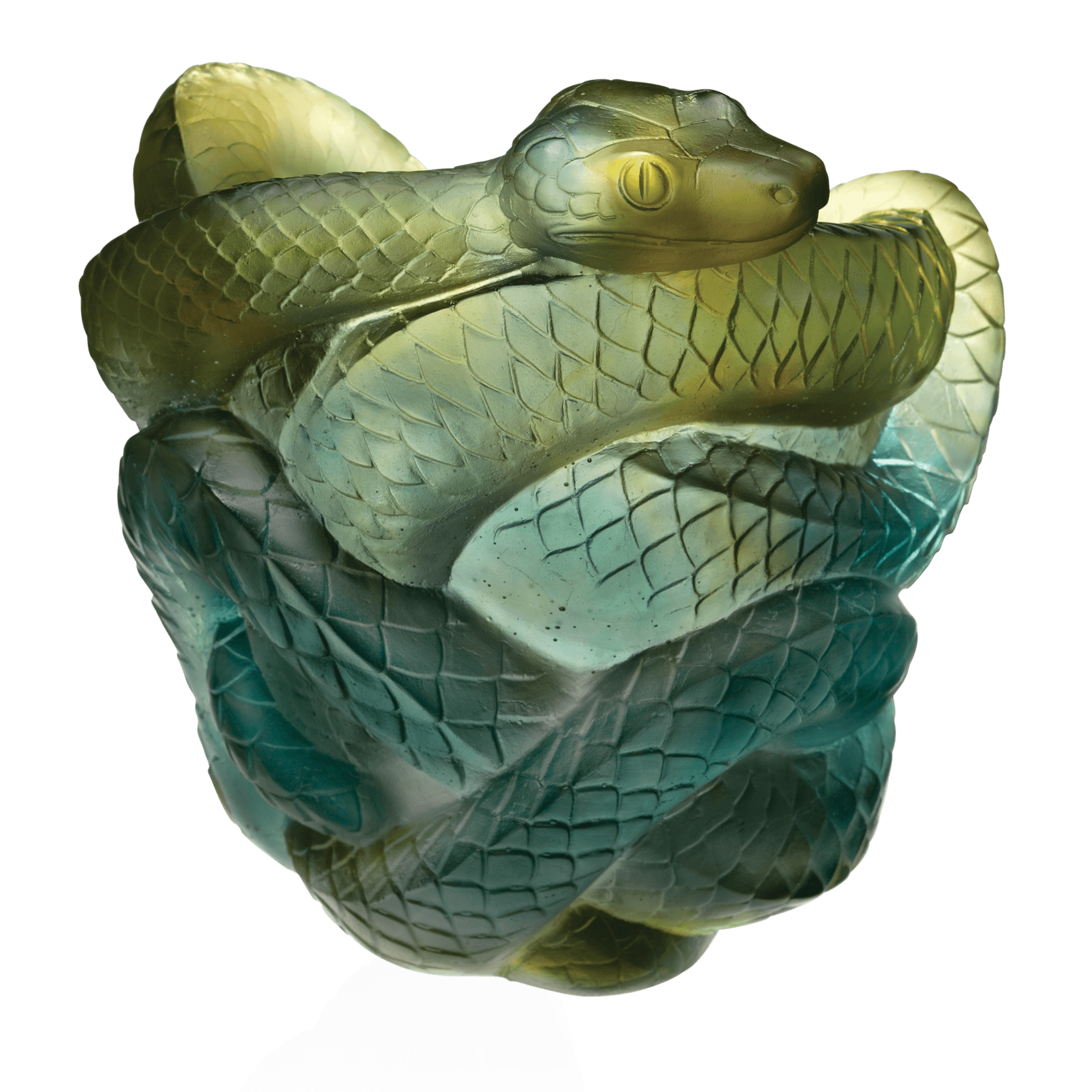 Daum Snake Vase 888ex