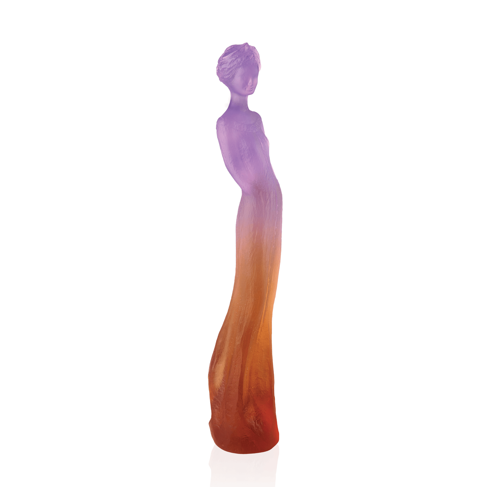 Daum Sophie and By Jean Philippe Richard 375ex Sculpture — Amber purple