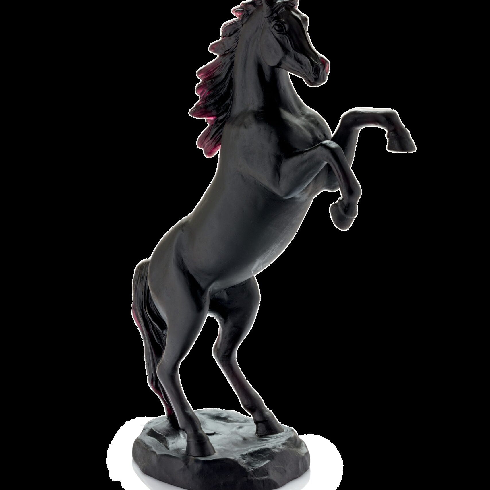 Daum Spirited Horse 500ex Sculpture — Black