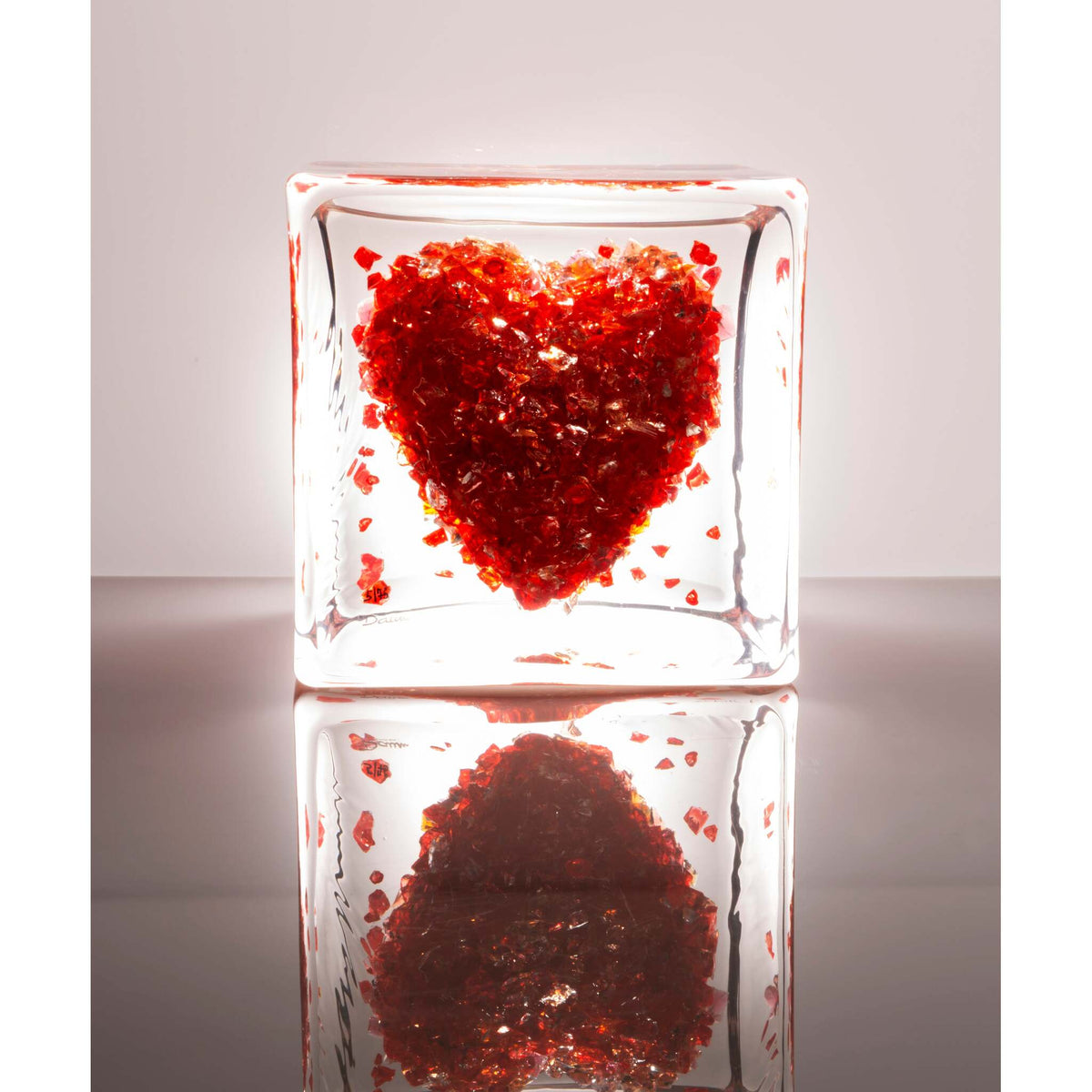 Daum The Messengers - Cœur By Richard Woleck Et Jean-Francois Bollié 75ex Sculpture, alternate view