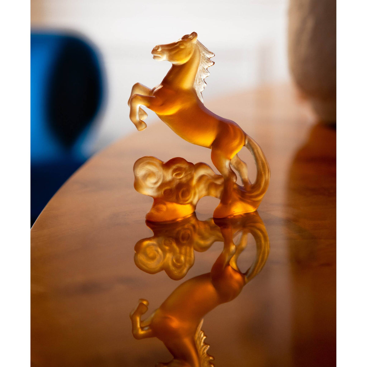 Daum Tianma Horoscope Horse 588ex Sculpture, alternate view