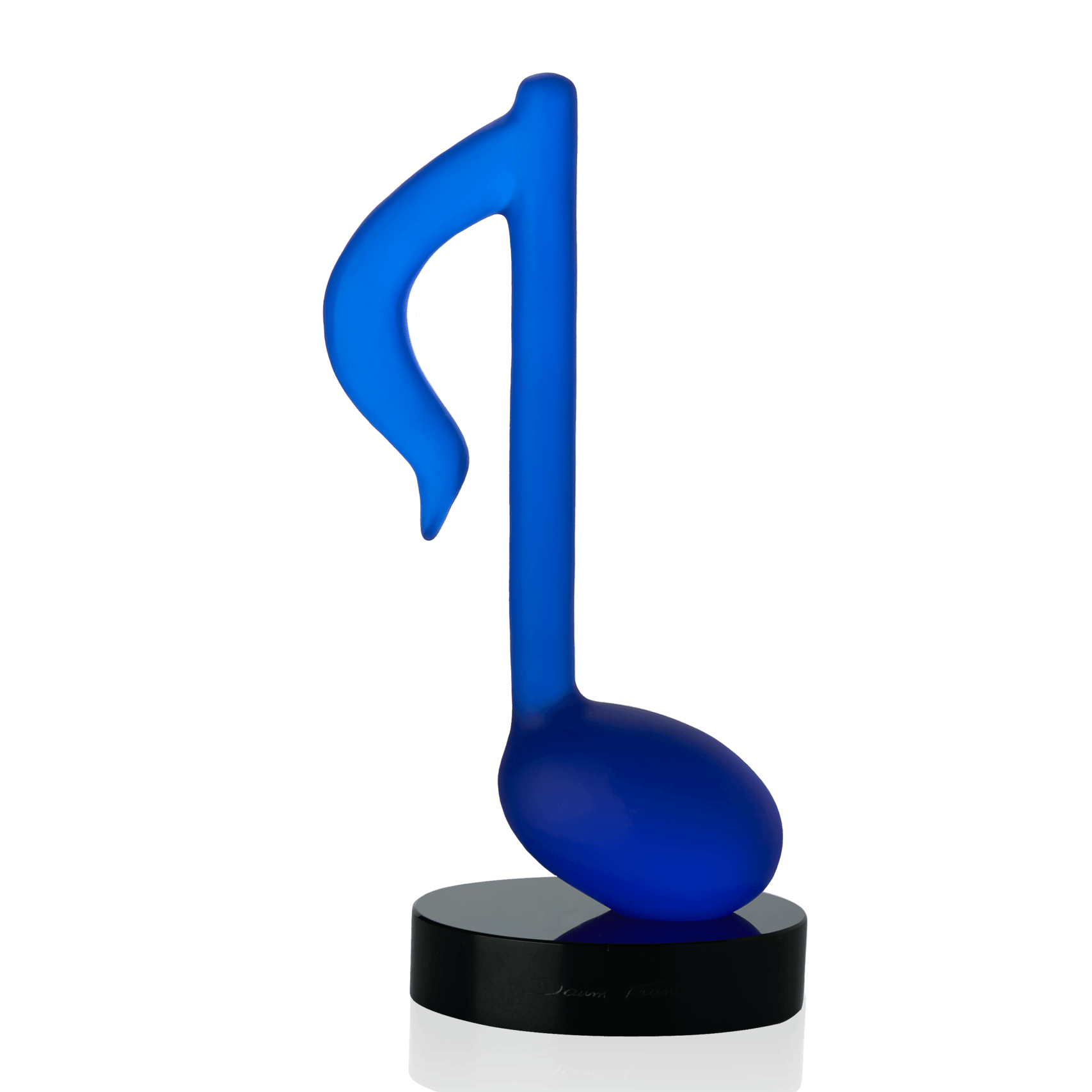 Daum Timeless By Manu Katche 500ex Sculpture — Blue