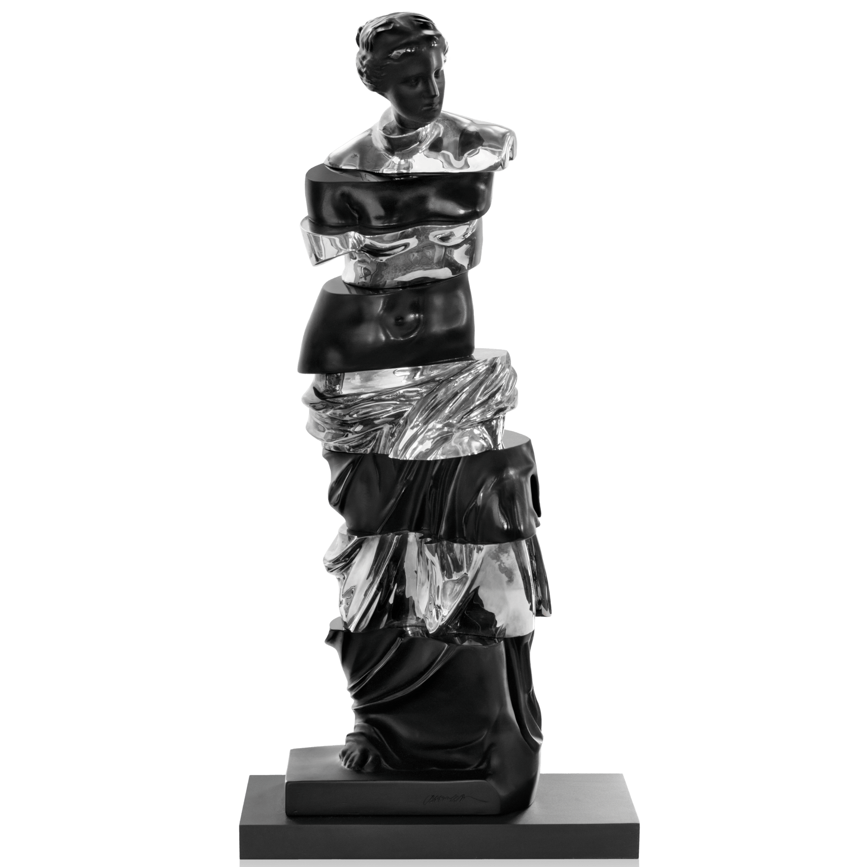 Daum Tranchlucide By Arman 8ex Sculpture