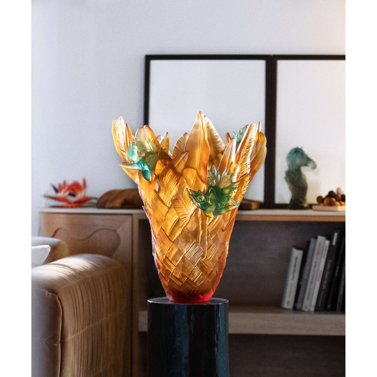 Daum Tressage Magnum Vase – Paradis 99ex, alternate view