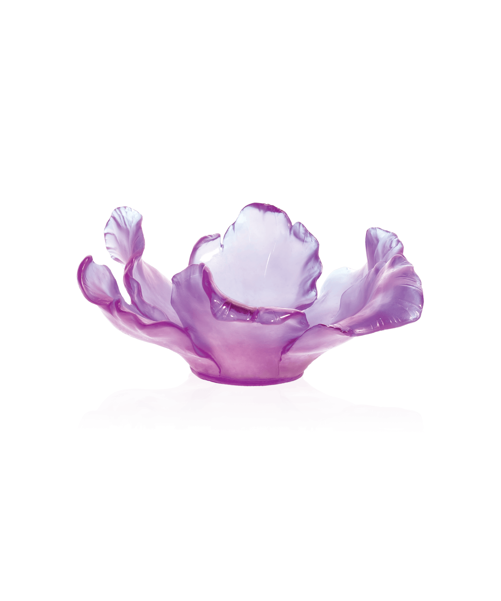 Daum Tulipe Bowl β Ultraviolet