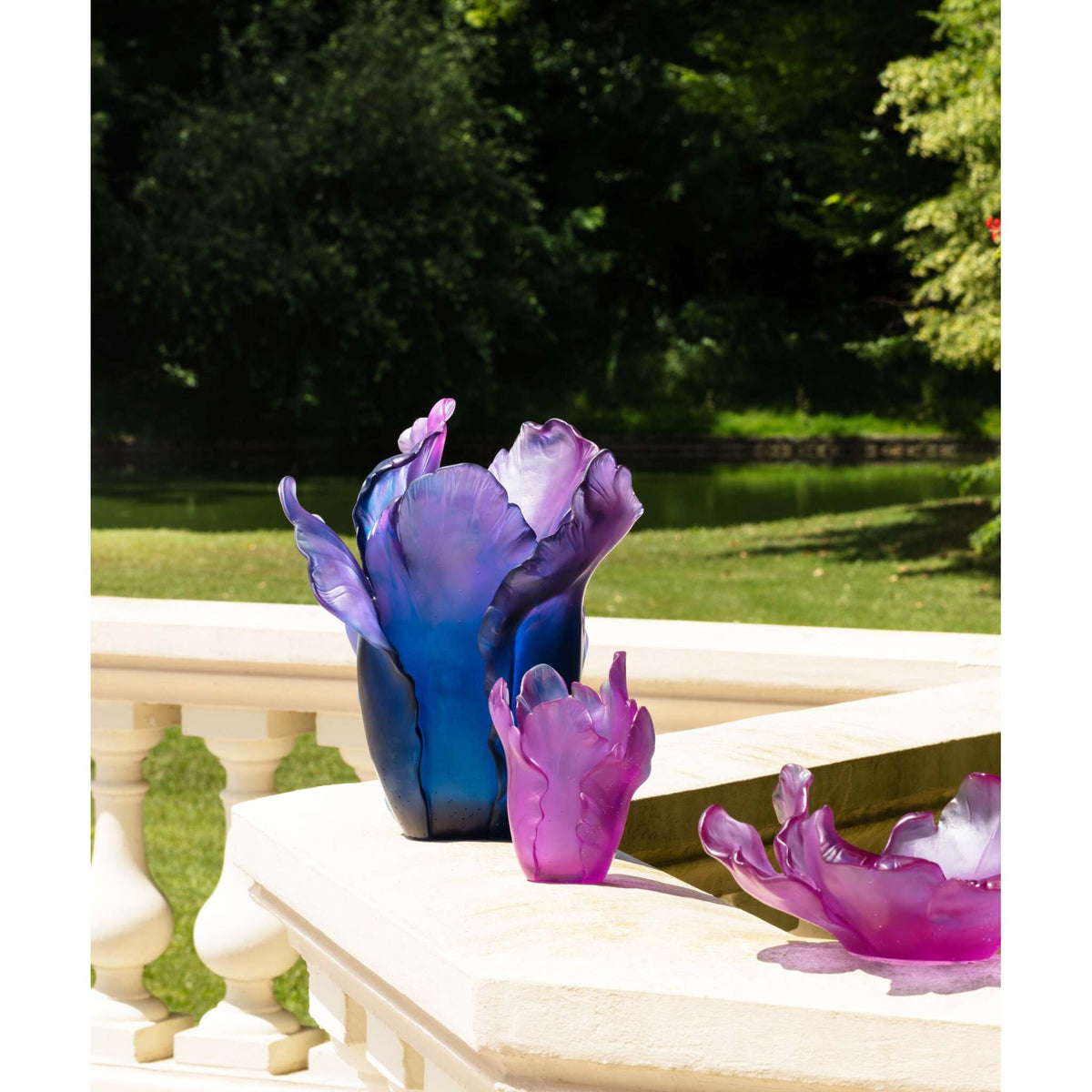 Daum Tulipe Vase – Ultraviolet, alternate view