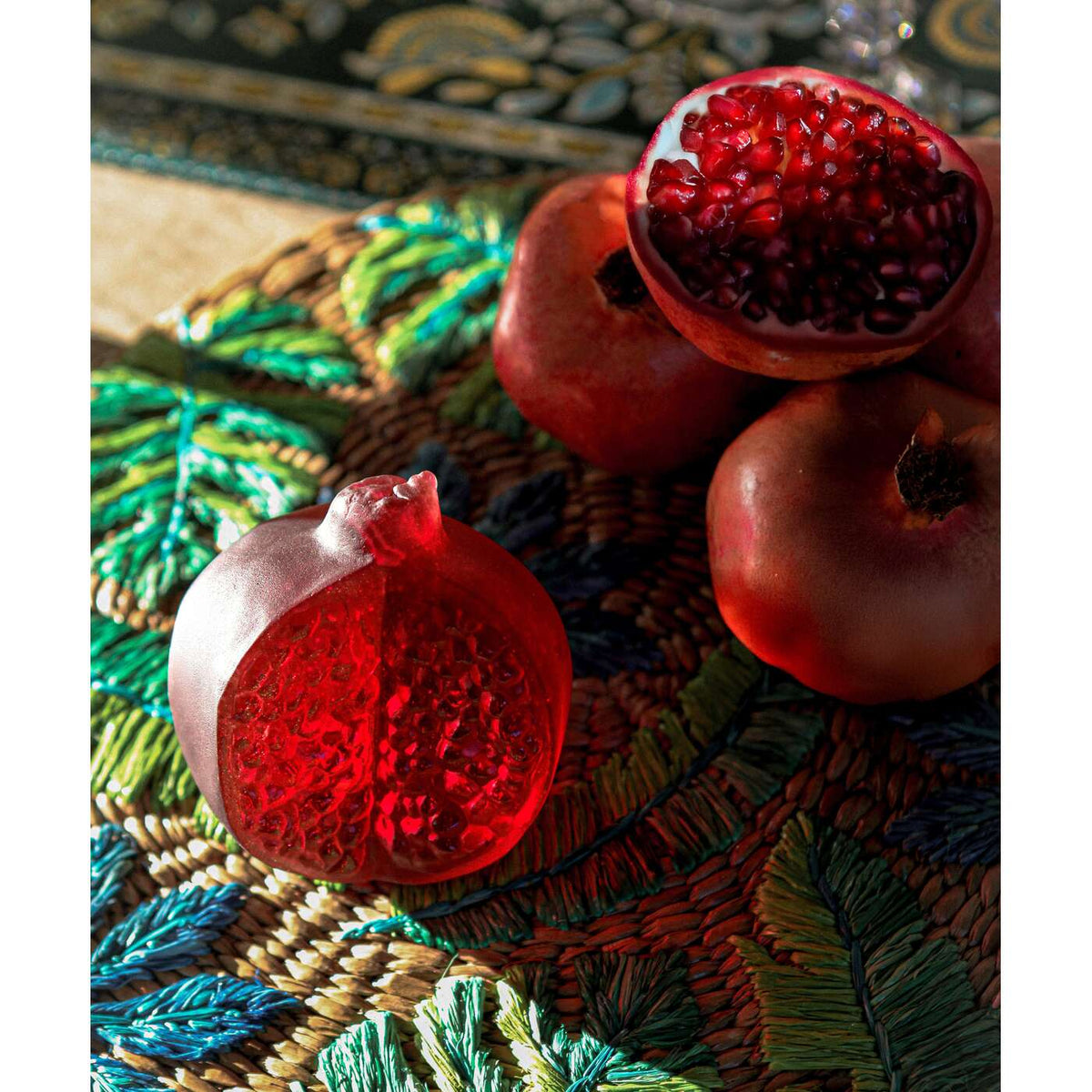 Daum Tutti Frutti Pomegranate By Gilles Neveu 299ex Sculpture, alternate view