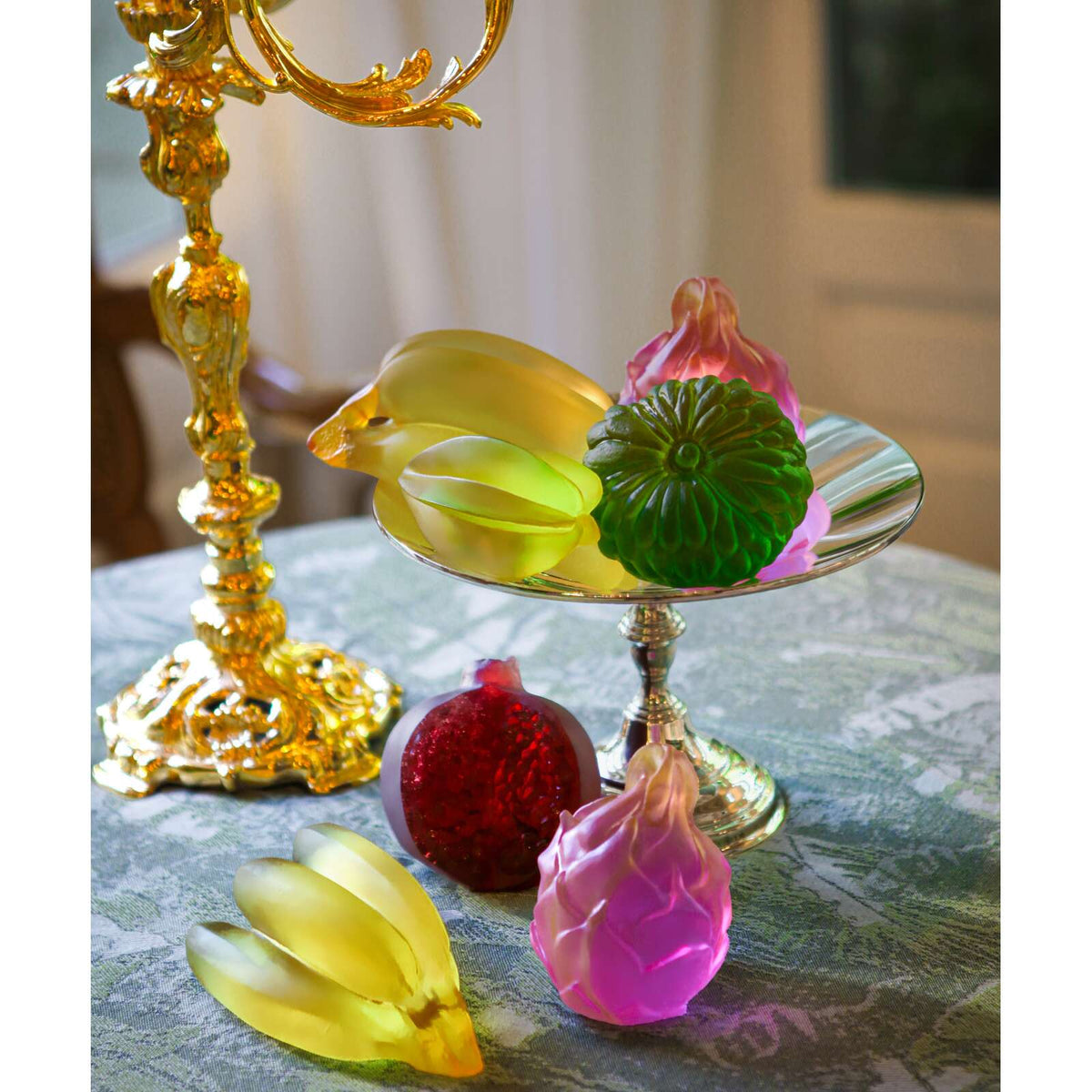 Daum Tutti Frutti Pomegranate By Gilles Neveu 299ex Sculpture, alternate view