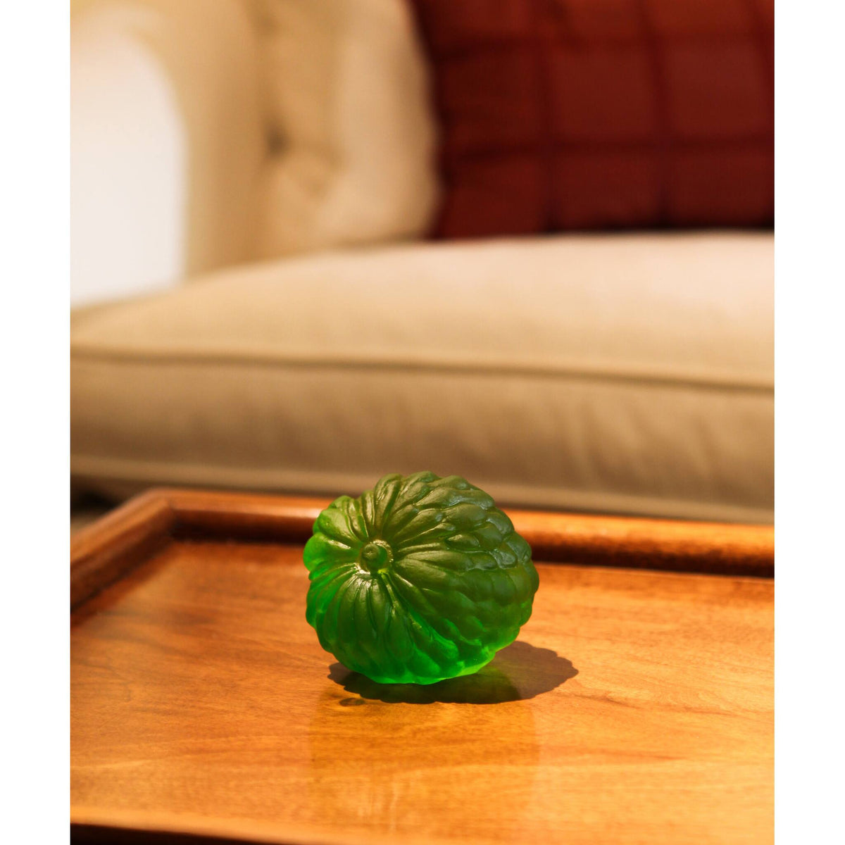 Daum Tutti Frutti Sugar Apple By Gilles Neveu 299ex Sculpture, alternate view