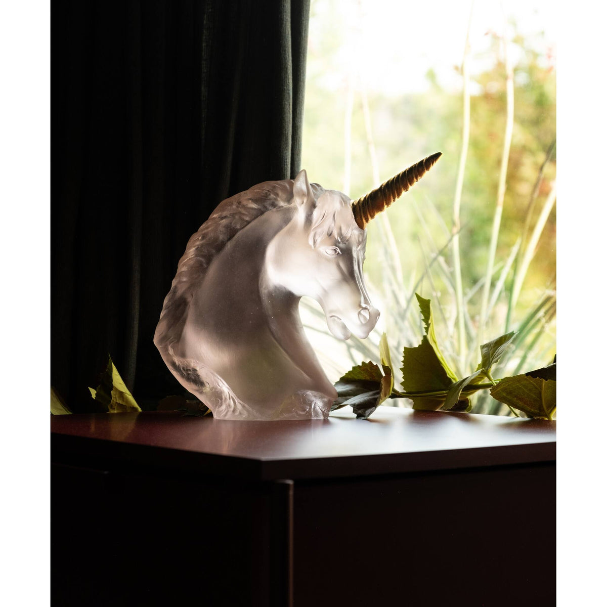 Daum Unicorn 125ex Sculpture, alternate view