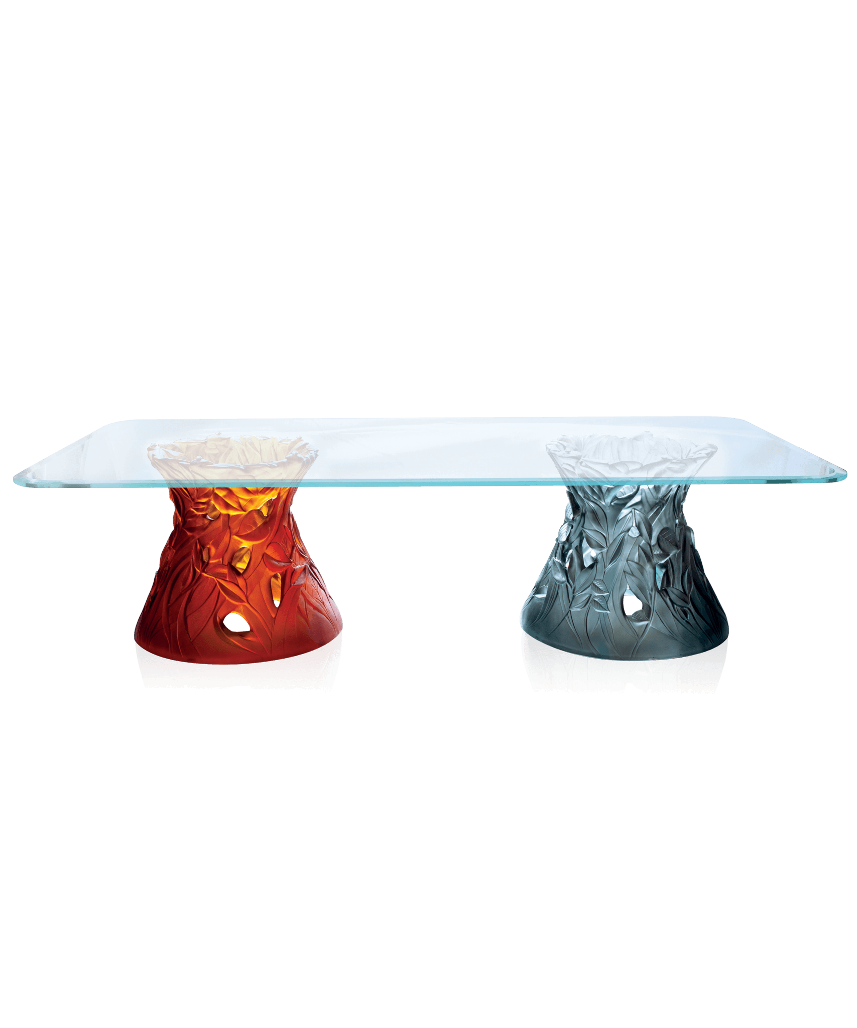 Daum Végétale Large Cofee Table — Amber and Blue grey