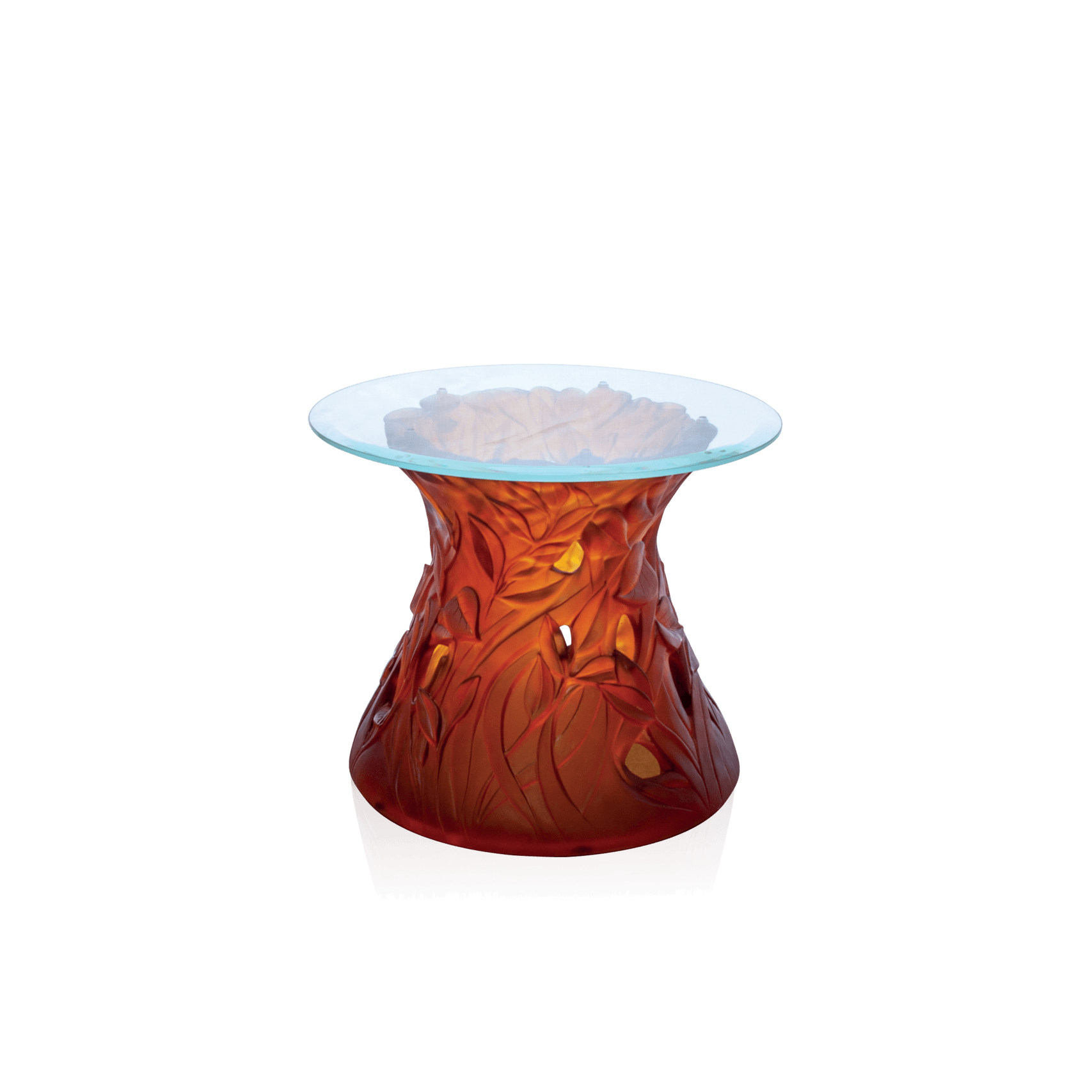 Daum Végétale Side Table — Amber