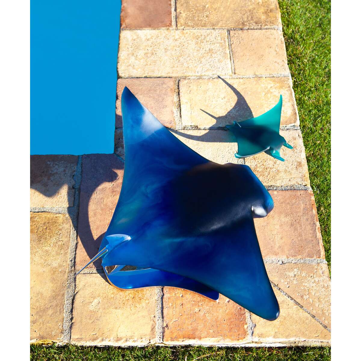 Daum XL Manta Ray By Umberto Nuzzo 50ex Sculpture, alternate view