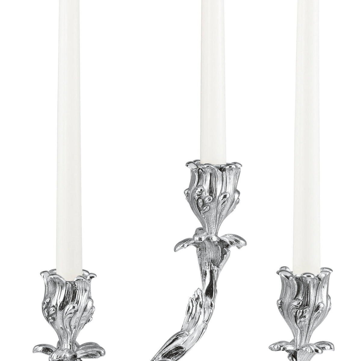 Ercuis Prestige Louis XV Candle Holder - 3 Lights, view 2