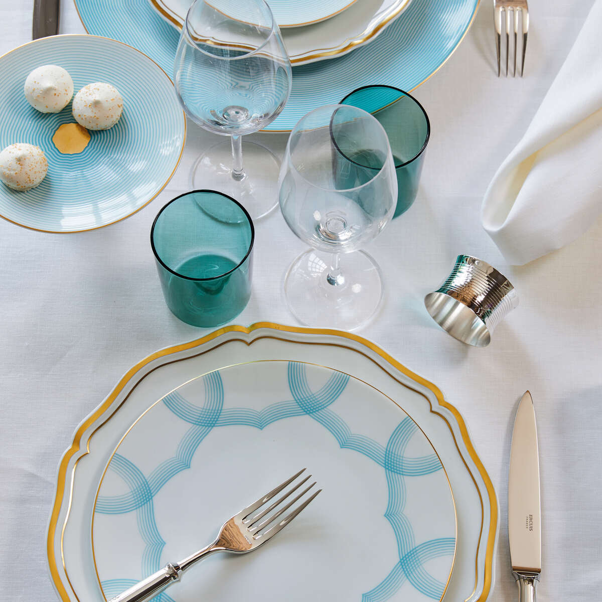 Ercuis Transat Table Fork, view 2