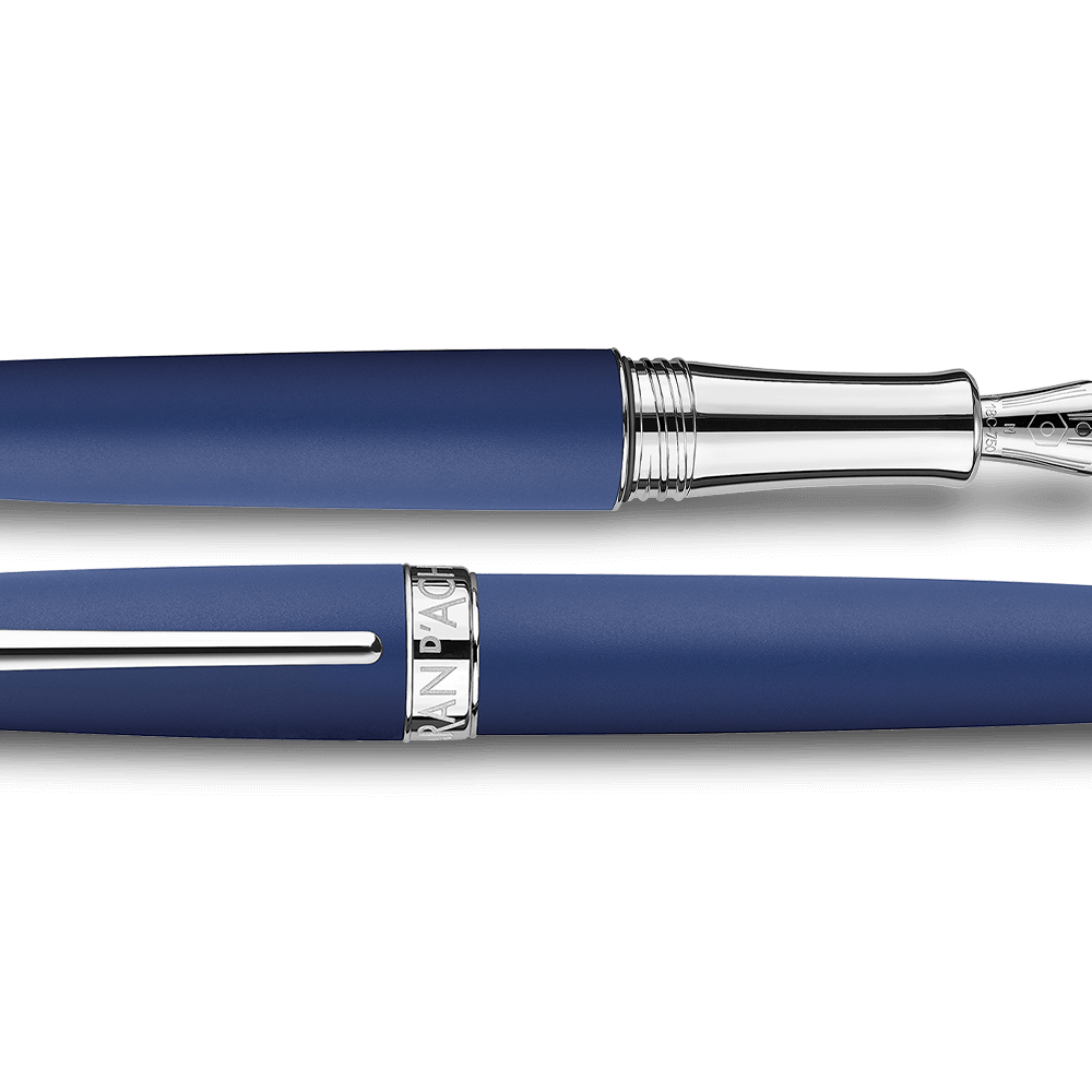Caran d'Ache Léman Blue Matt Fountain Pen - view 2