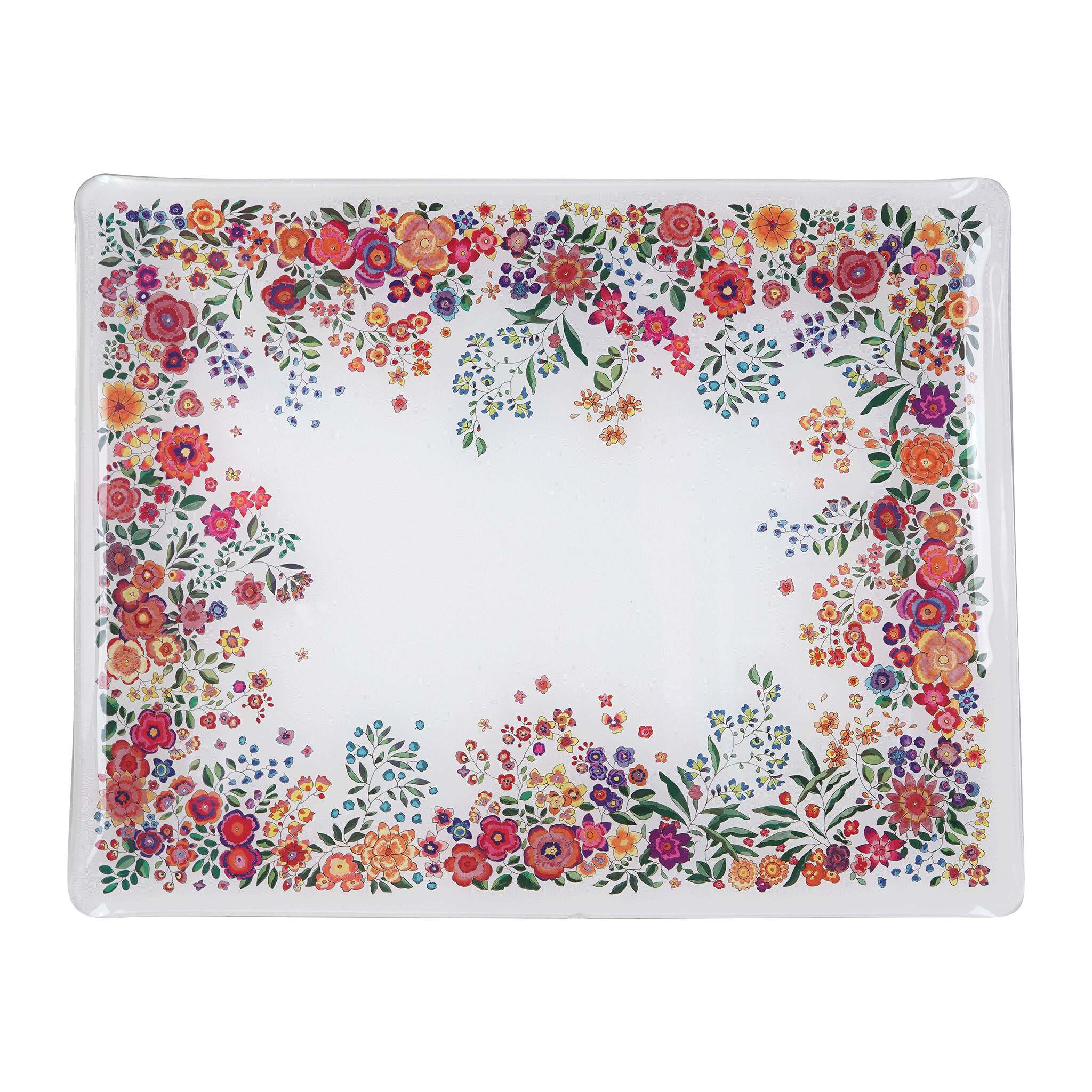 Gien Acrylic Serving Tray, Large - Poésie