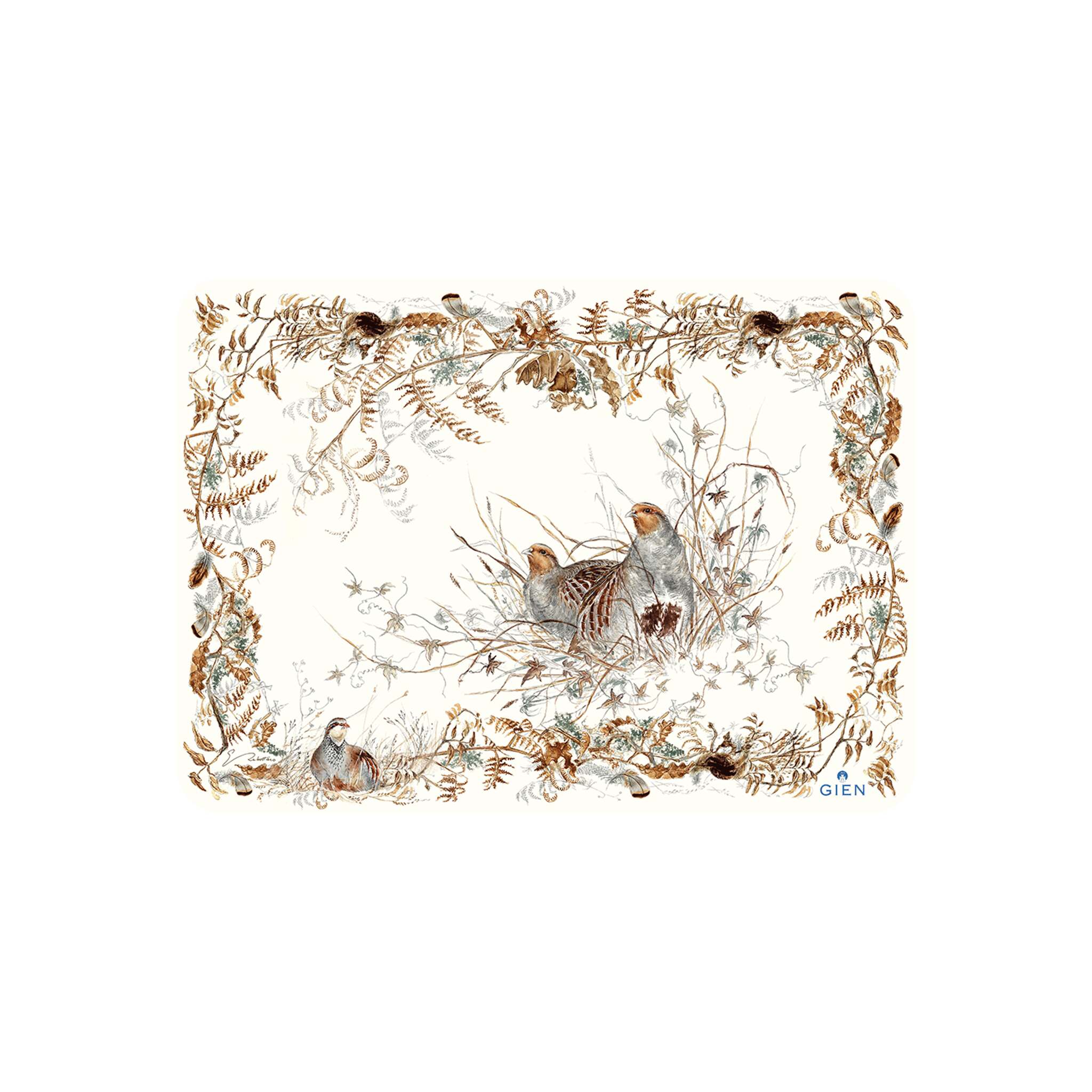 Gien Acrylic Serving Tray, Small - Sologne