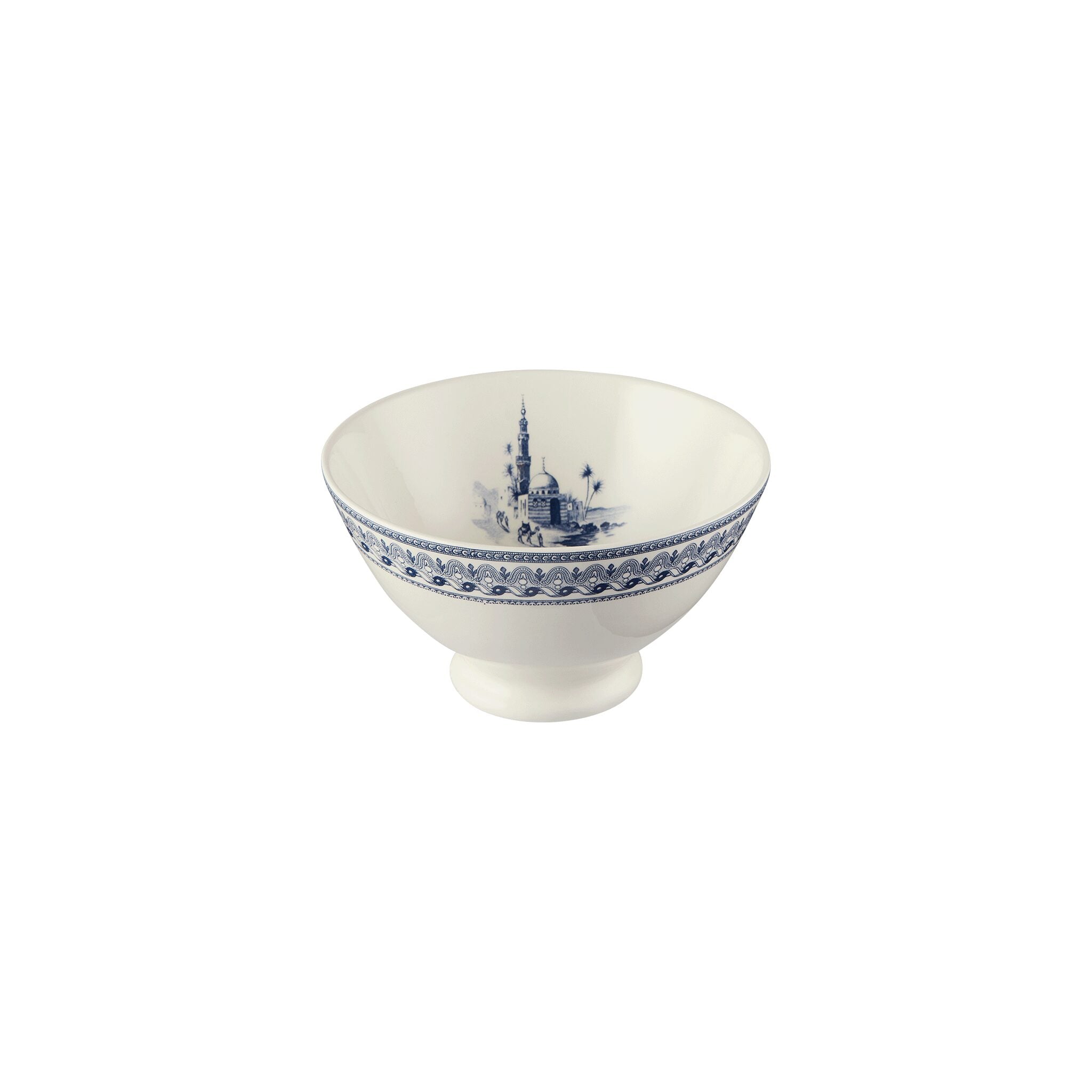 Gien Bowl, Large - Les Dépareillées Blue