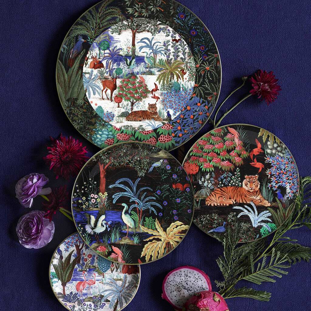 Gien Cake Platter - Le Jardin Du Palais, alternate view