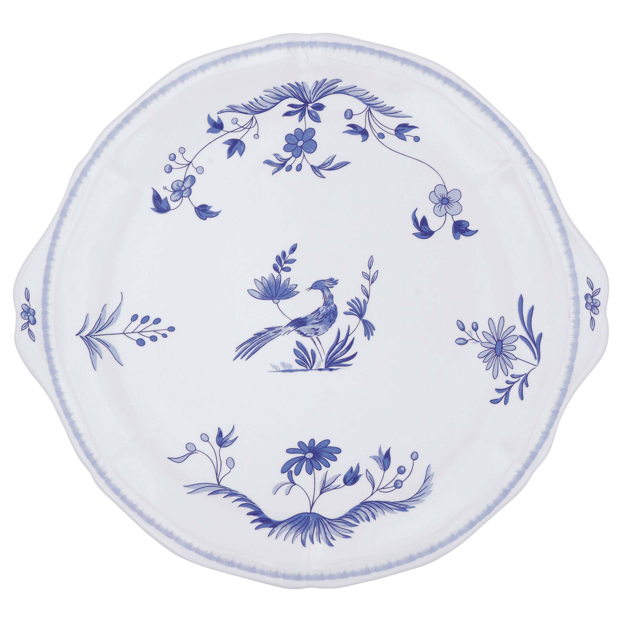 Gien Cake Platter - Paradis Bleu