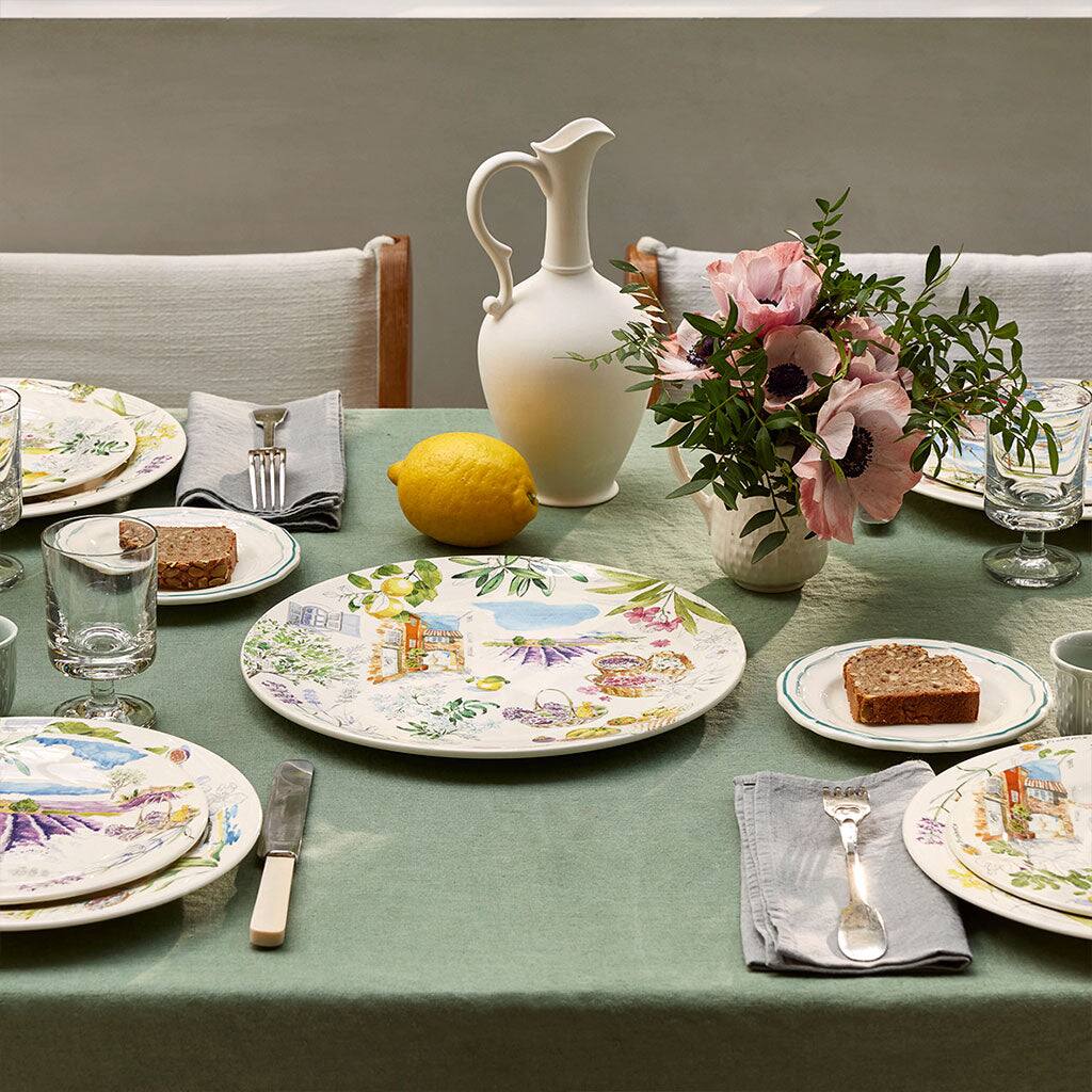 Gien Cake Platter - Provence, alternate view