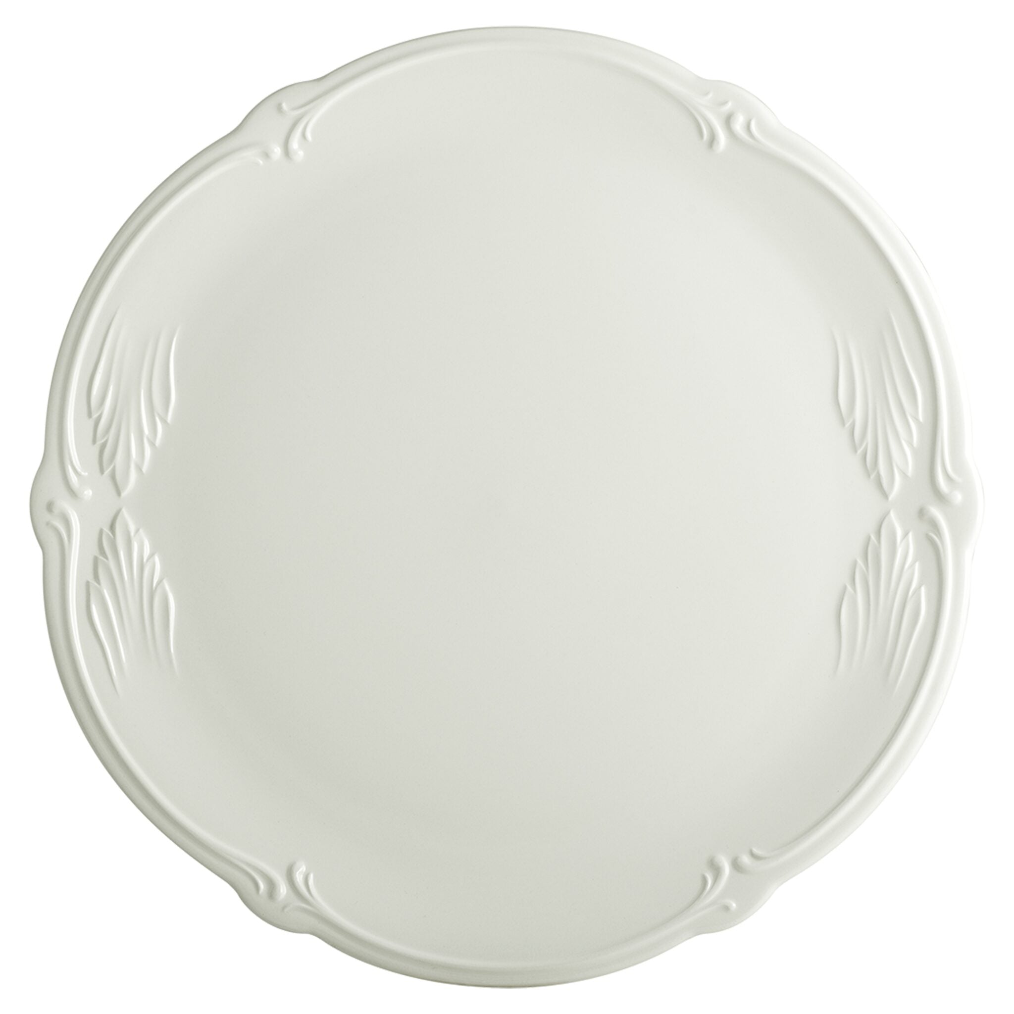 Gien Cake Platter - Rocaille White