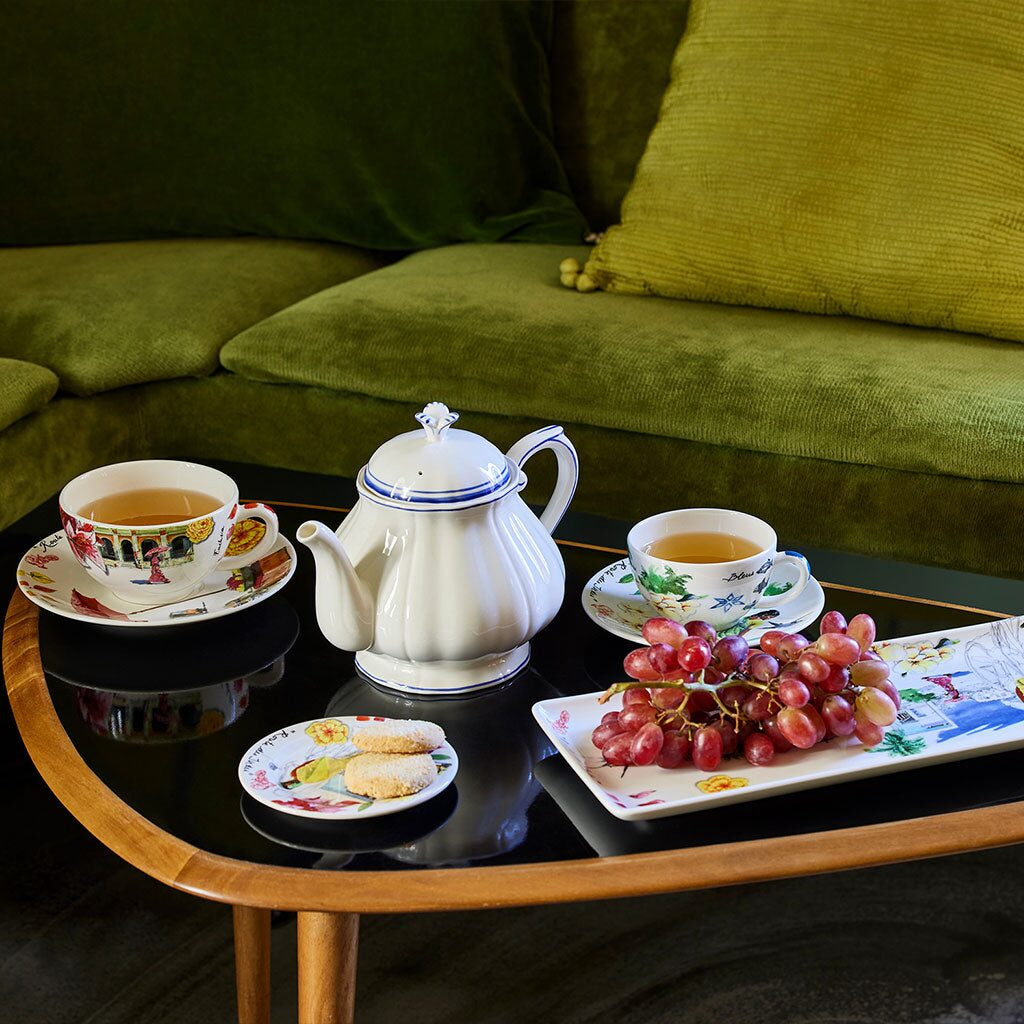 Gien Cake Platter - Route Des Indes, alternate view