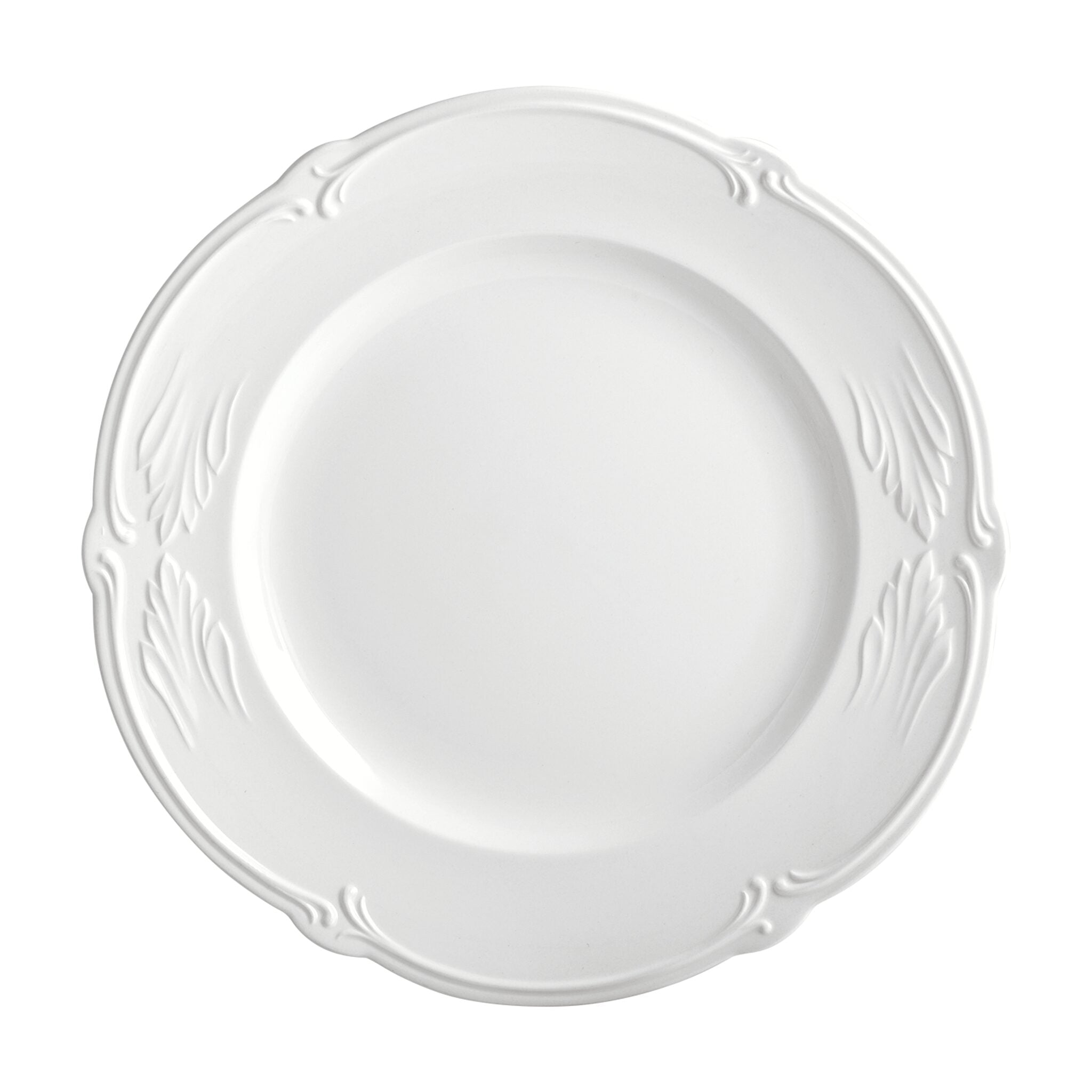 Gien Charger - Rocaille White Charger & Service Plate