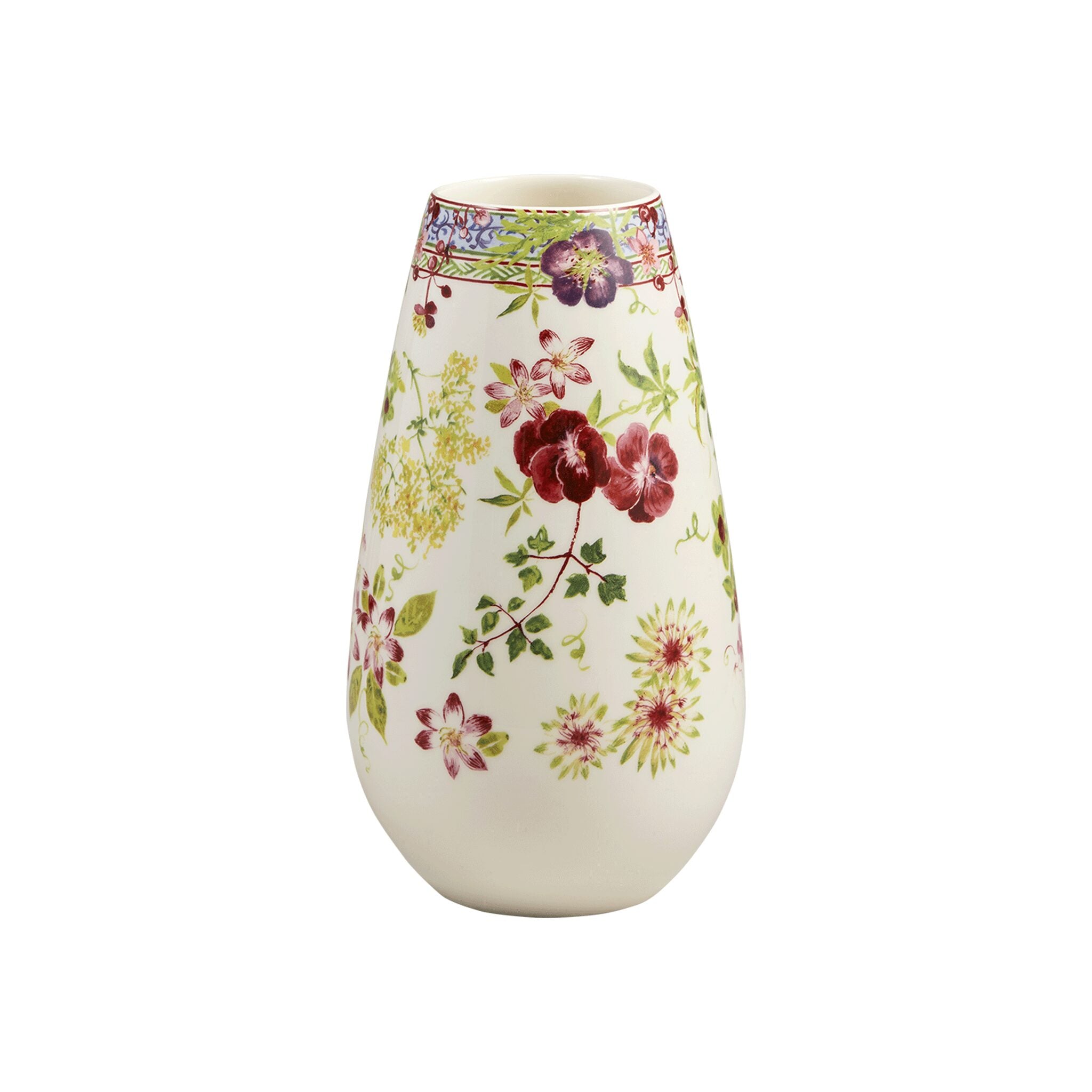 Gien Contour Vase, Large - Millefleurs