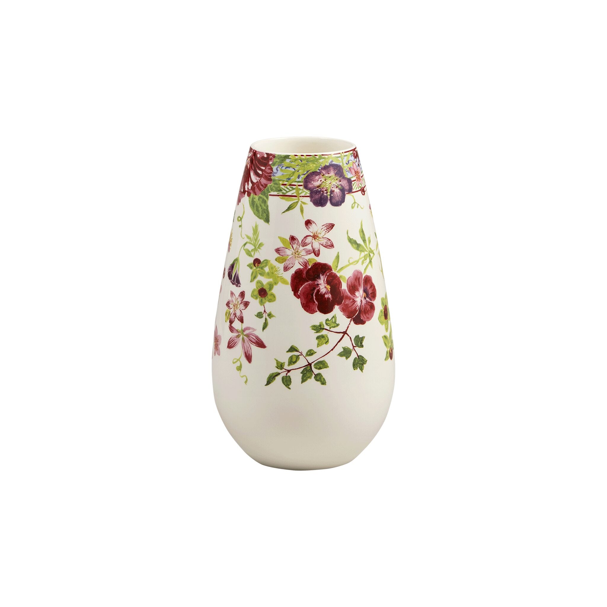 Gien Contour Vase, Medium - Millefleurs