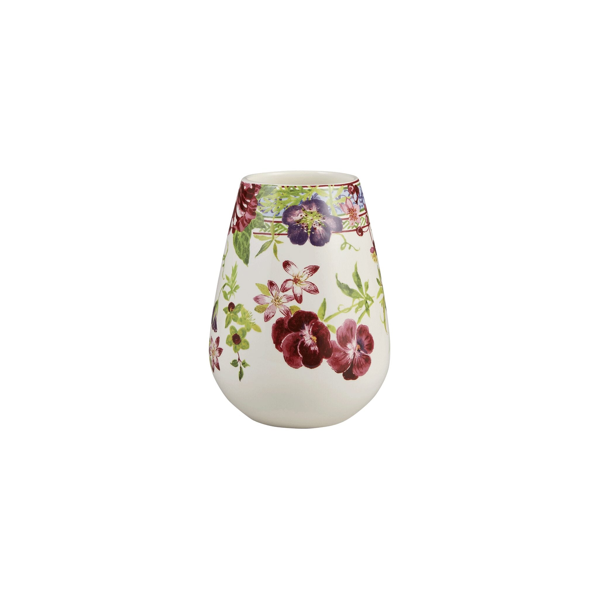 Gien Contour Vase, Small - Millefleurs