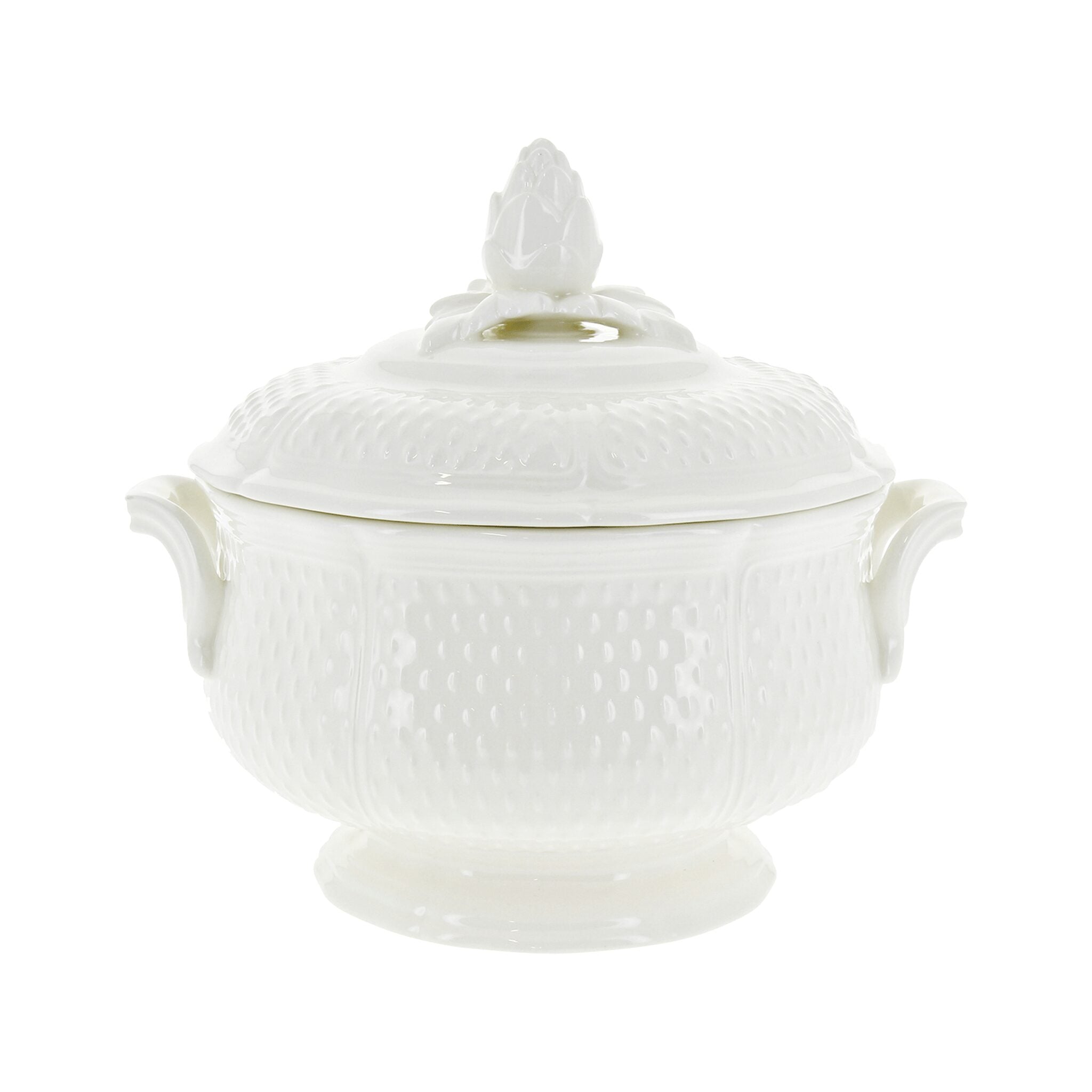 Gien Covered Vegetable - Pont Aux Choux White Vegetable Bowl