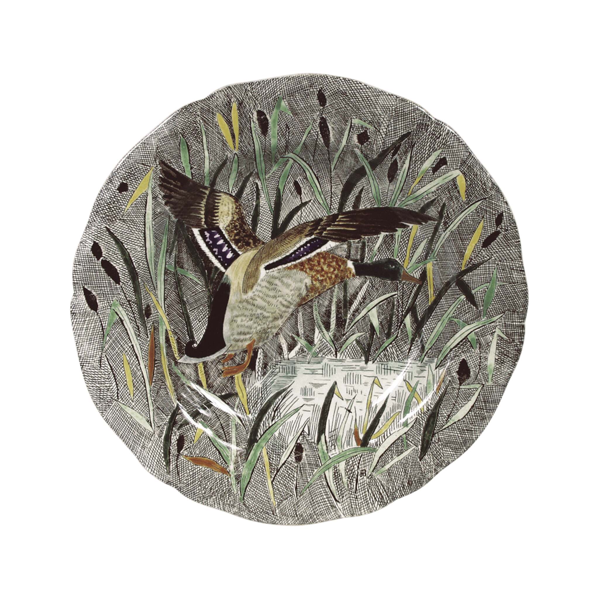 Gien Dinner Plate Duck - Rambouillet