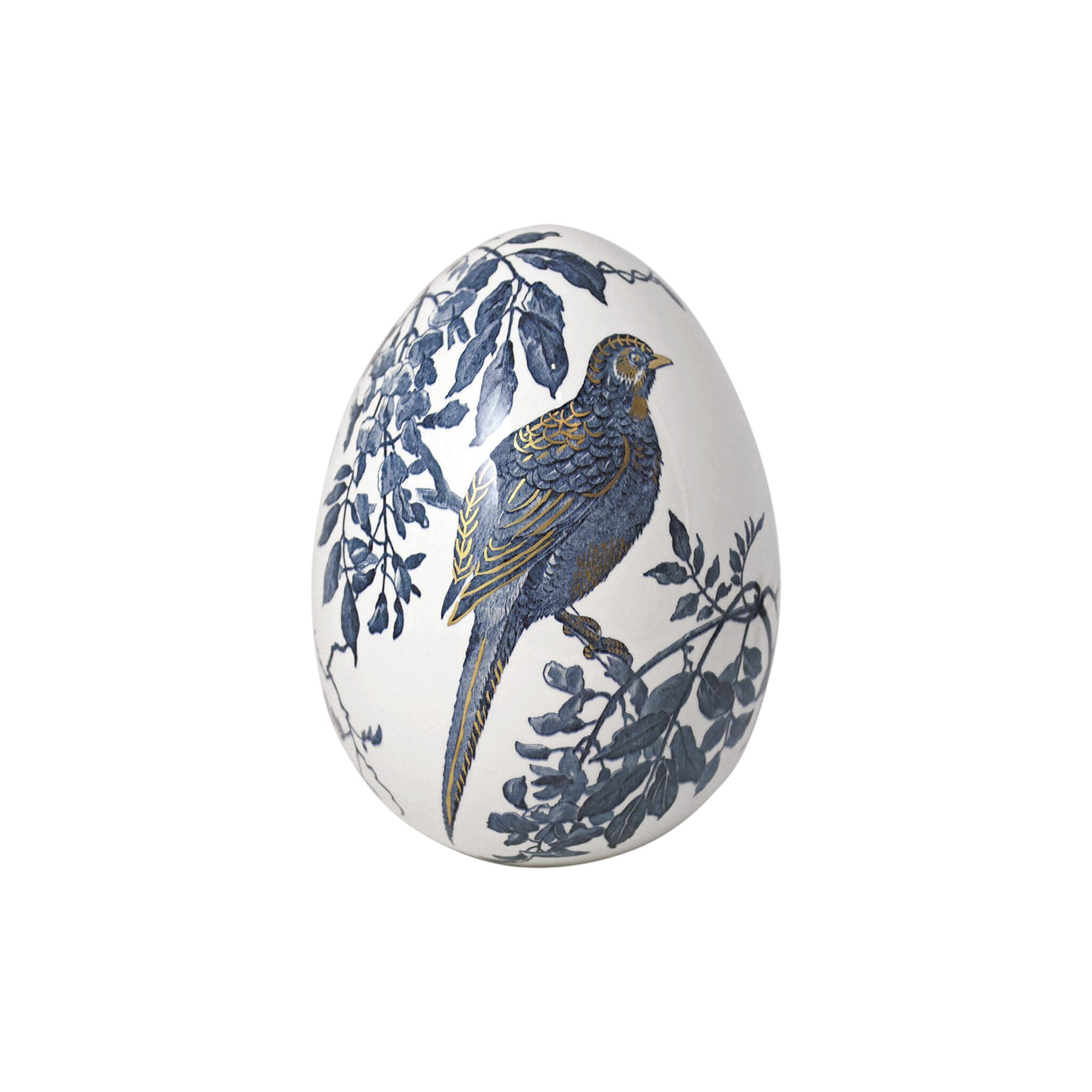 Gien Egg Large - Vincennes Or Decorative Box