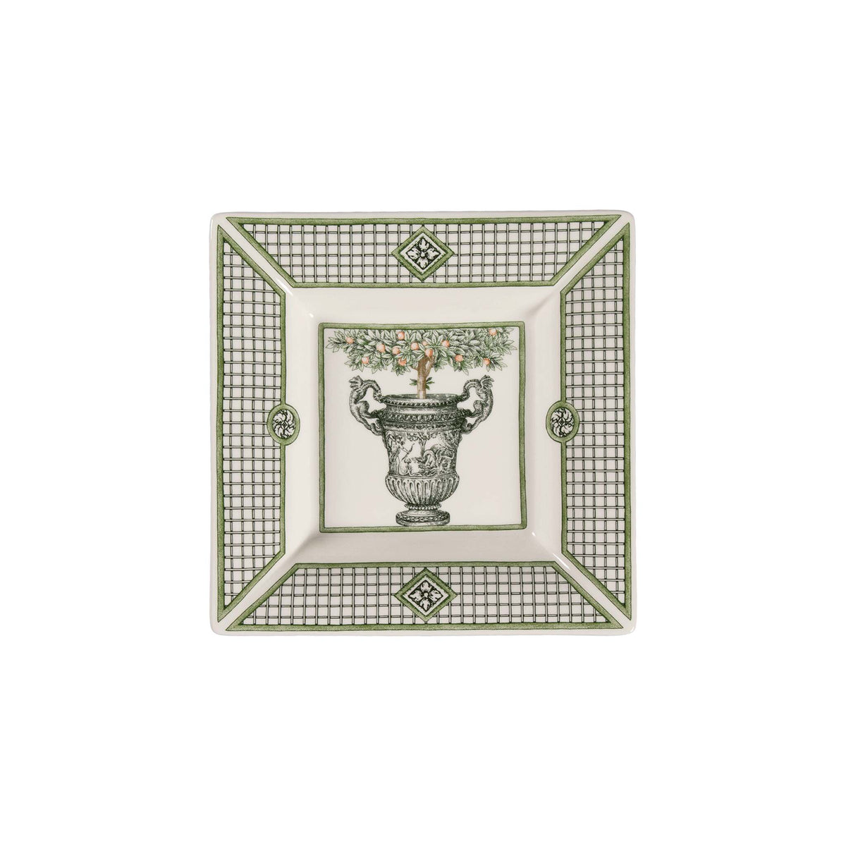 Gien Large Square Candy Tray - Les Vases à Oranger