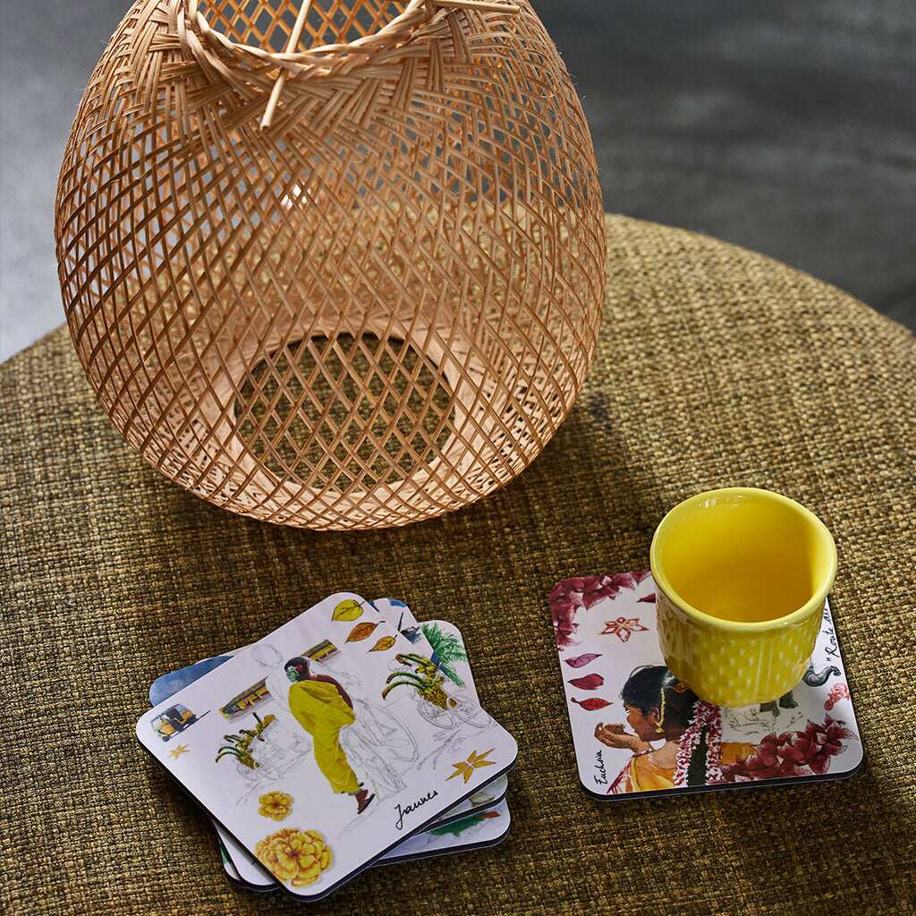 Gien Letter Tray - Route Des Indes Letter Trays & Stacking Support, alternate view