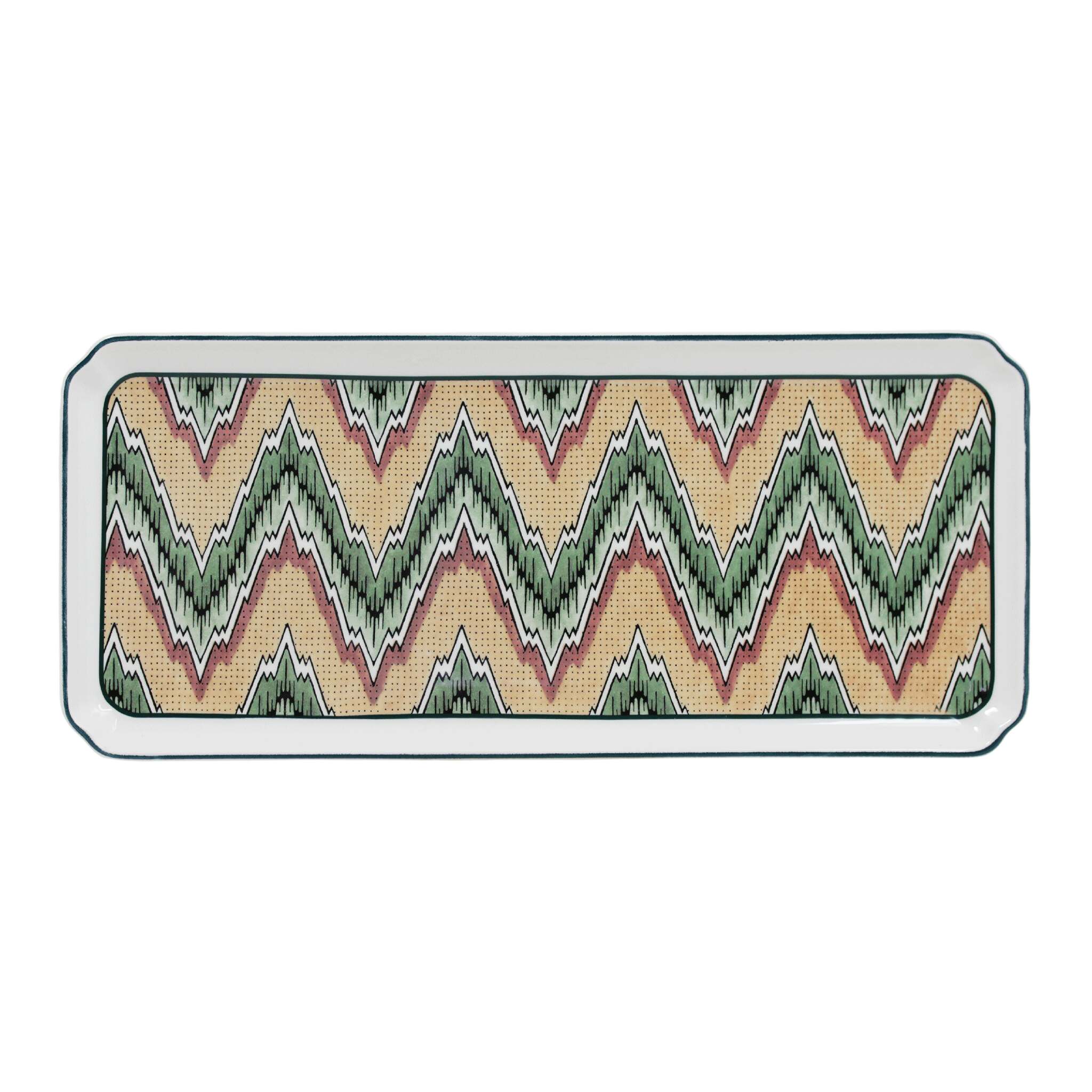 Gien Oblong Serving Tray - Dominoté
