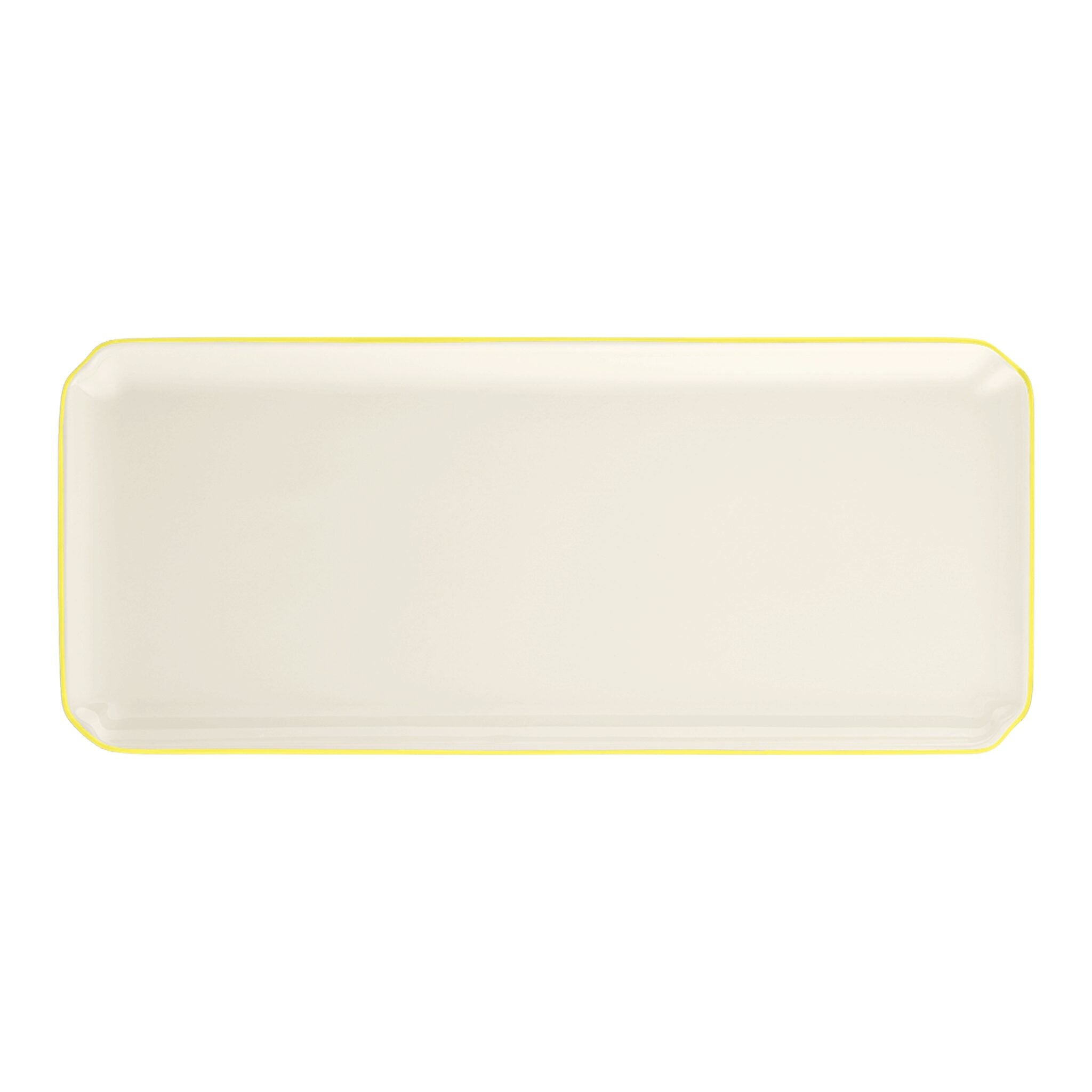 Gien Oblong Serving Tray - Filet Lemon