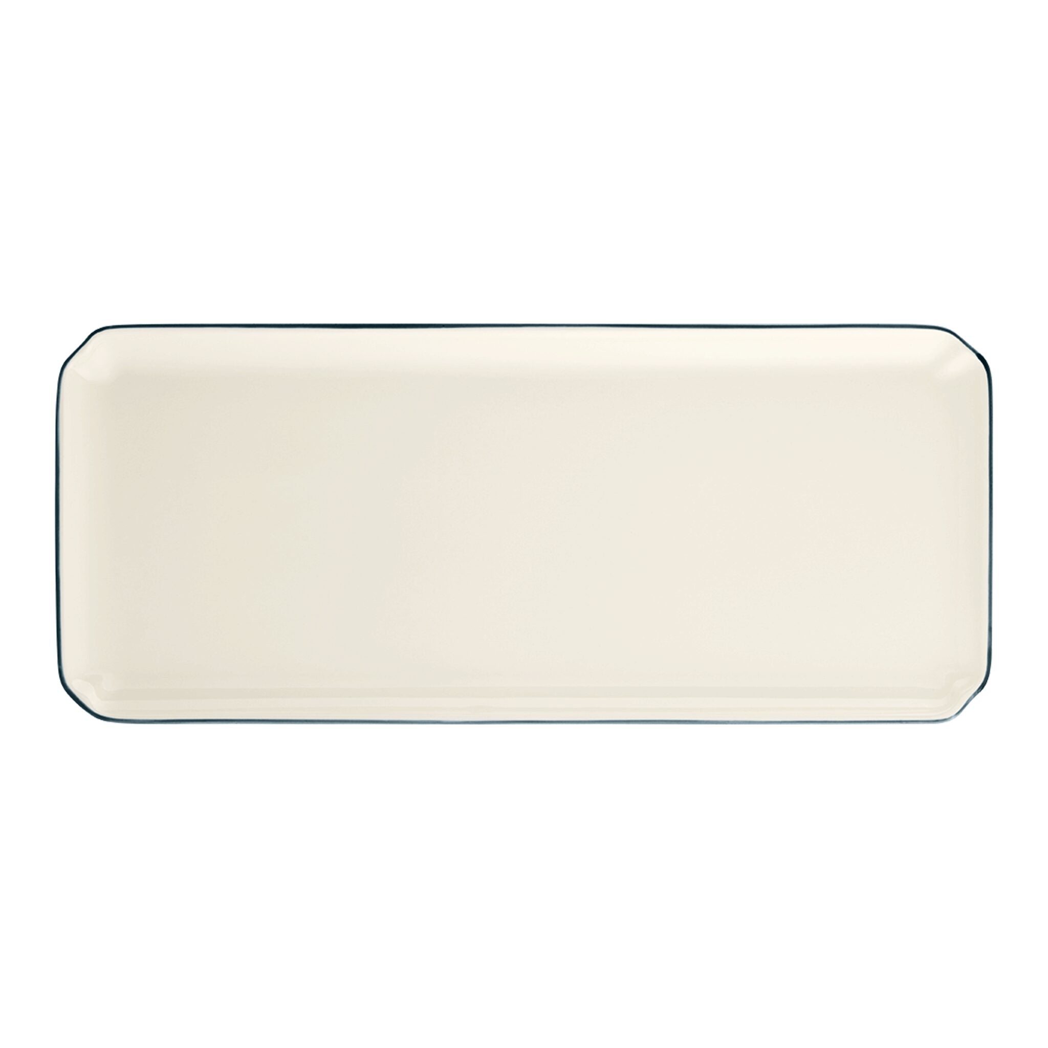 Gien Oblong Serving Tray - Filet Ocean Blue